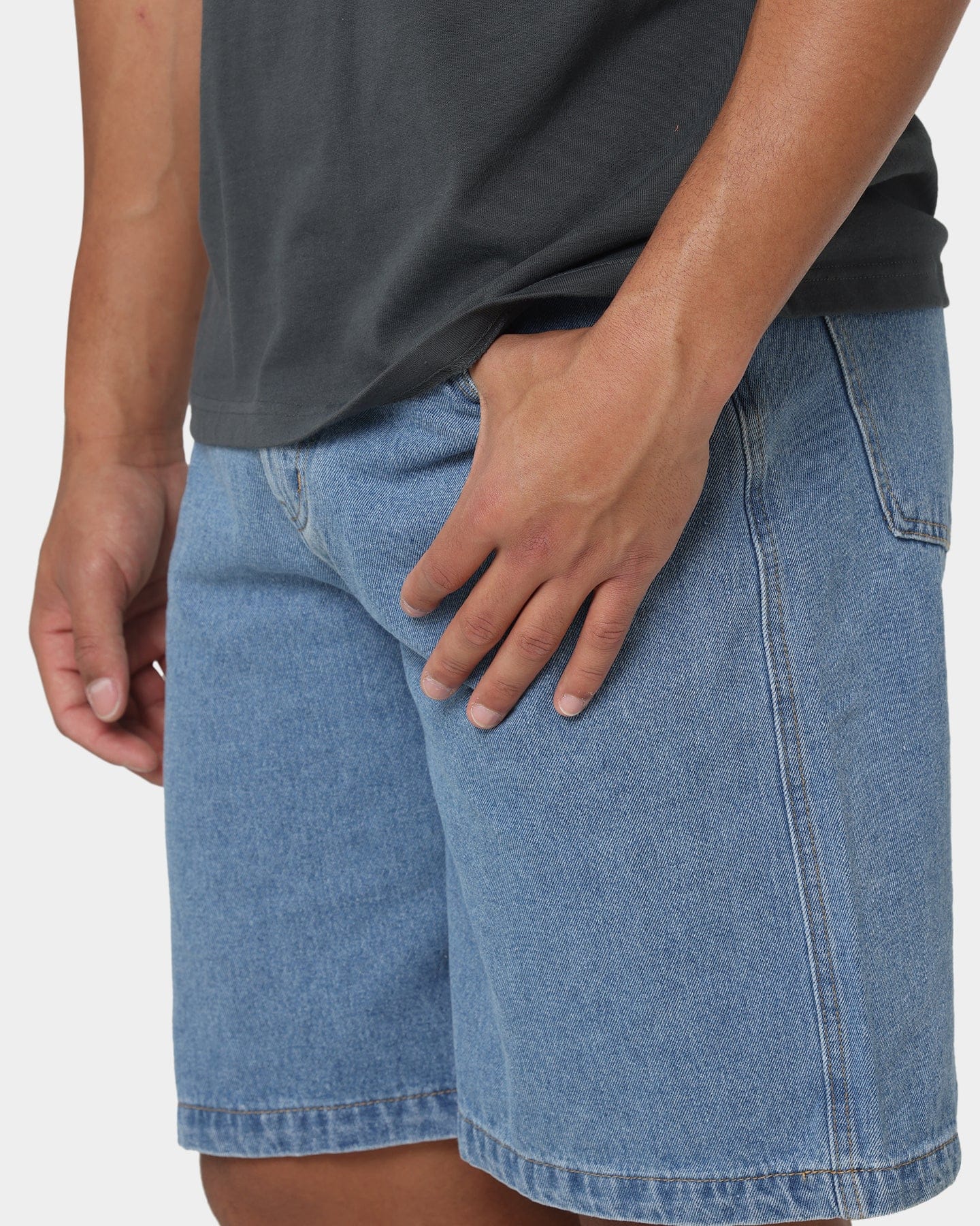 X - Large Bull Denim 91 Shorts Mid Blue