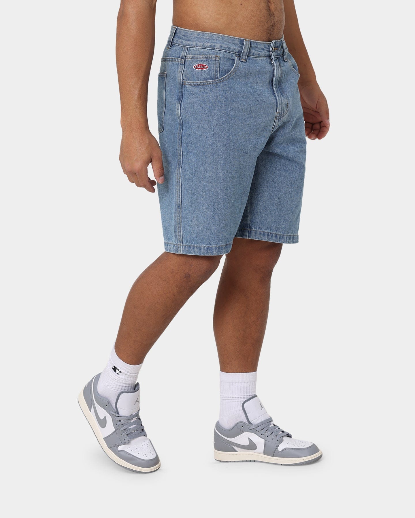 X - Large Bull Denim 91 Shorts Mid Blue