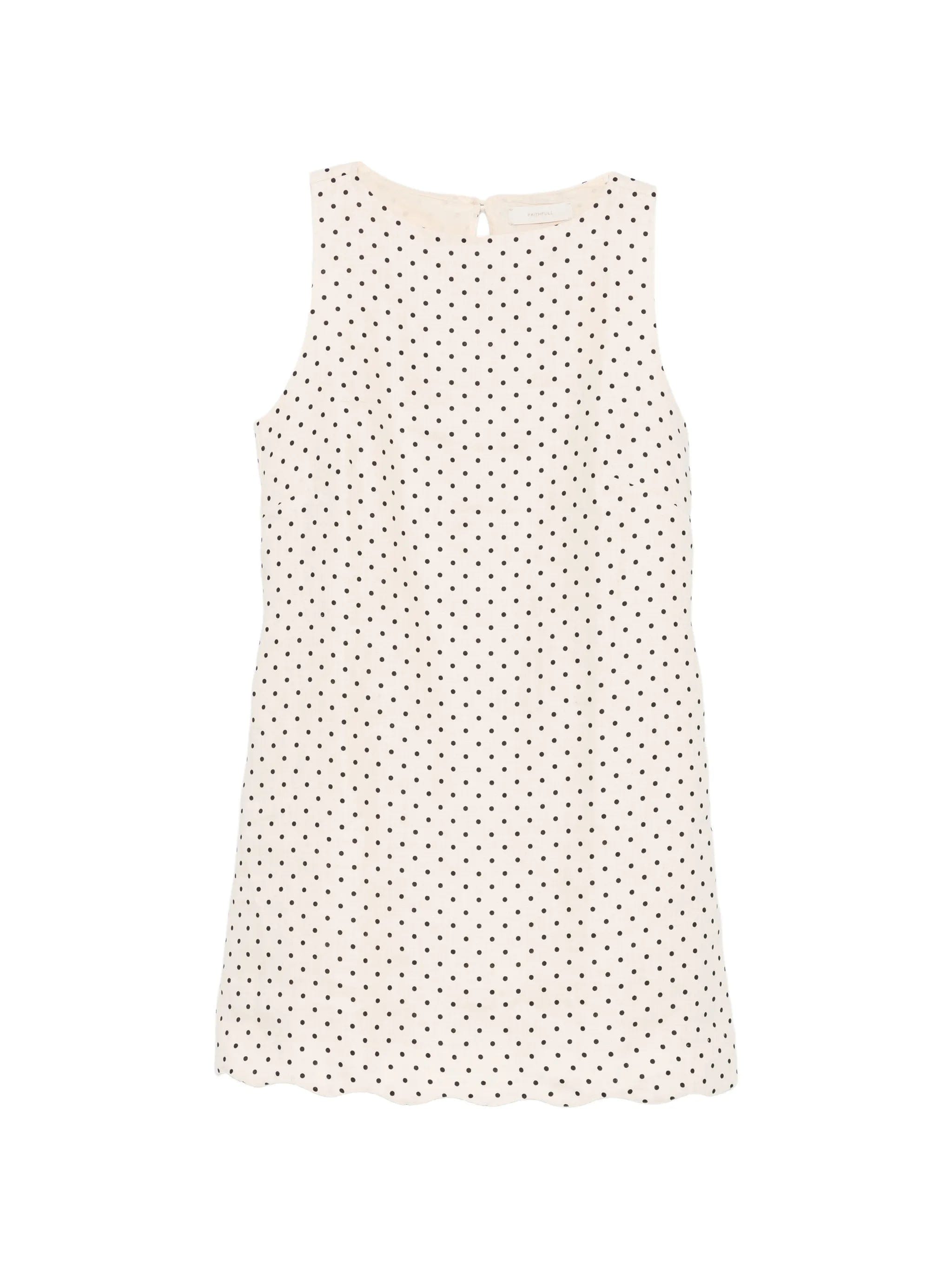 Faithfull Iria polka - dot mini dress