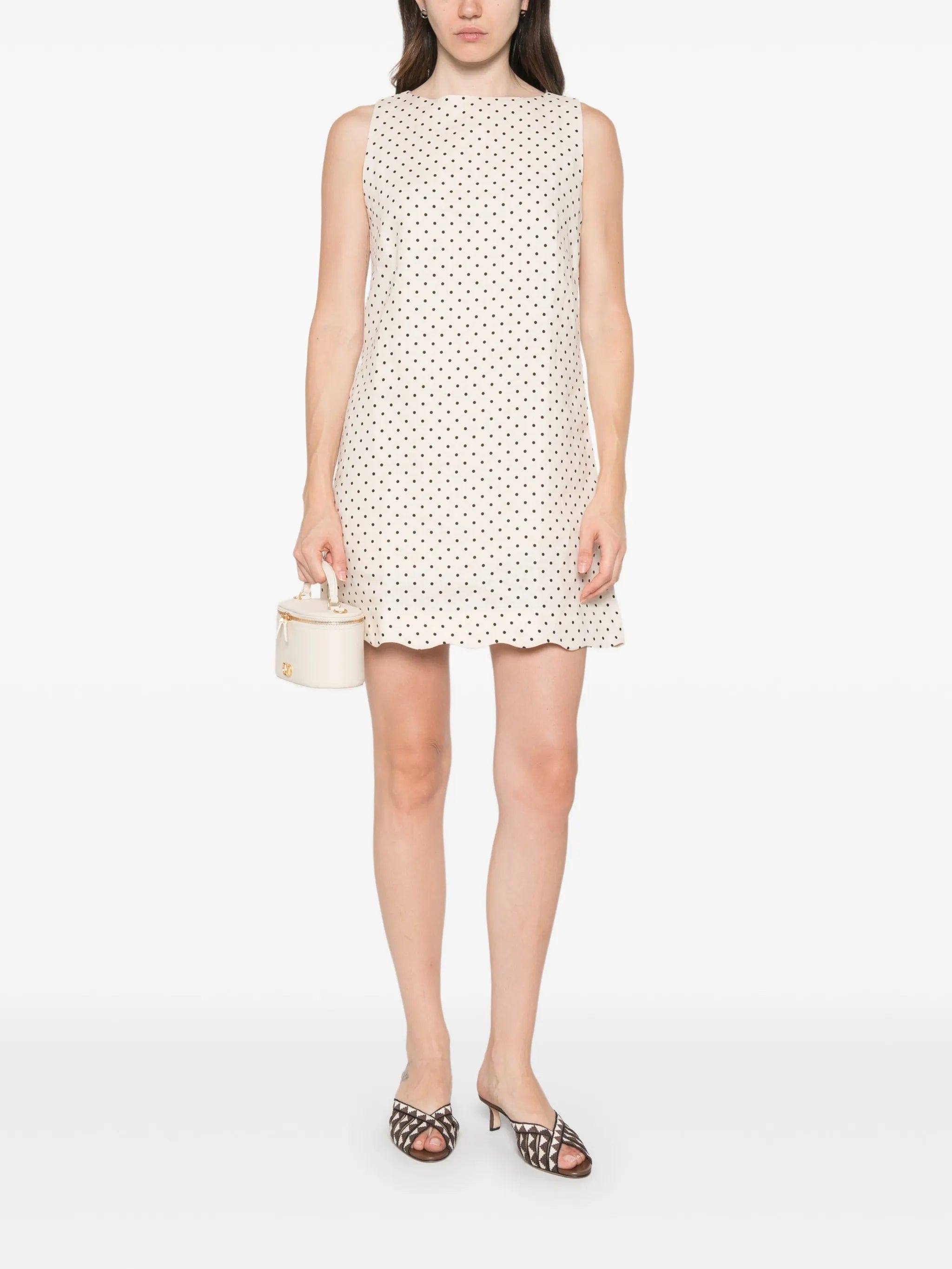 Faithfull Iria polka - dot mini dress