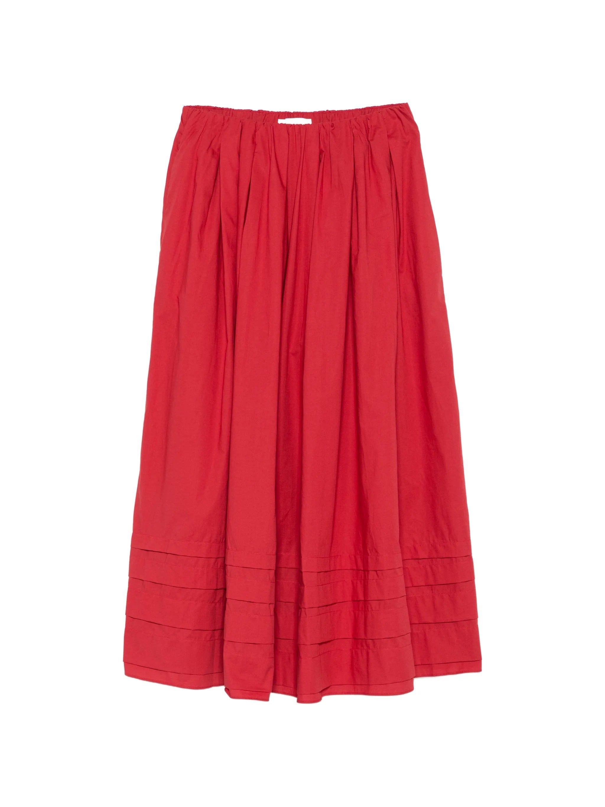 Faithfull Cales pleated mid skirt