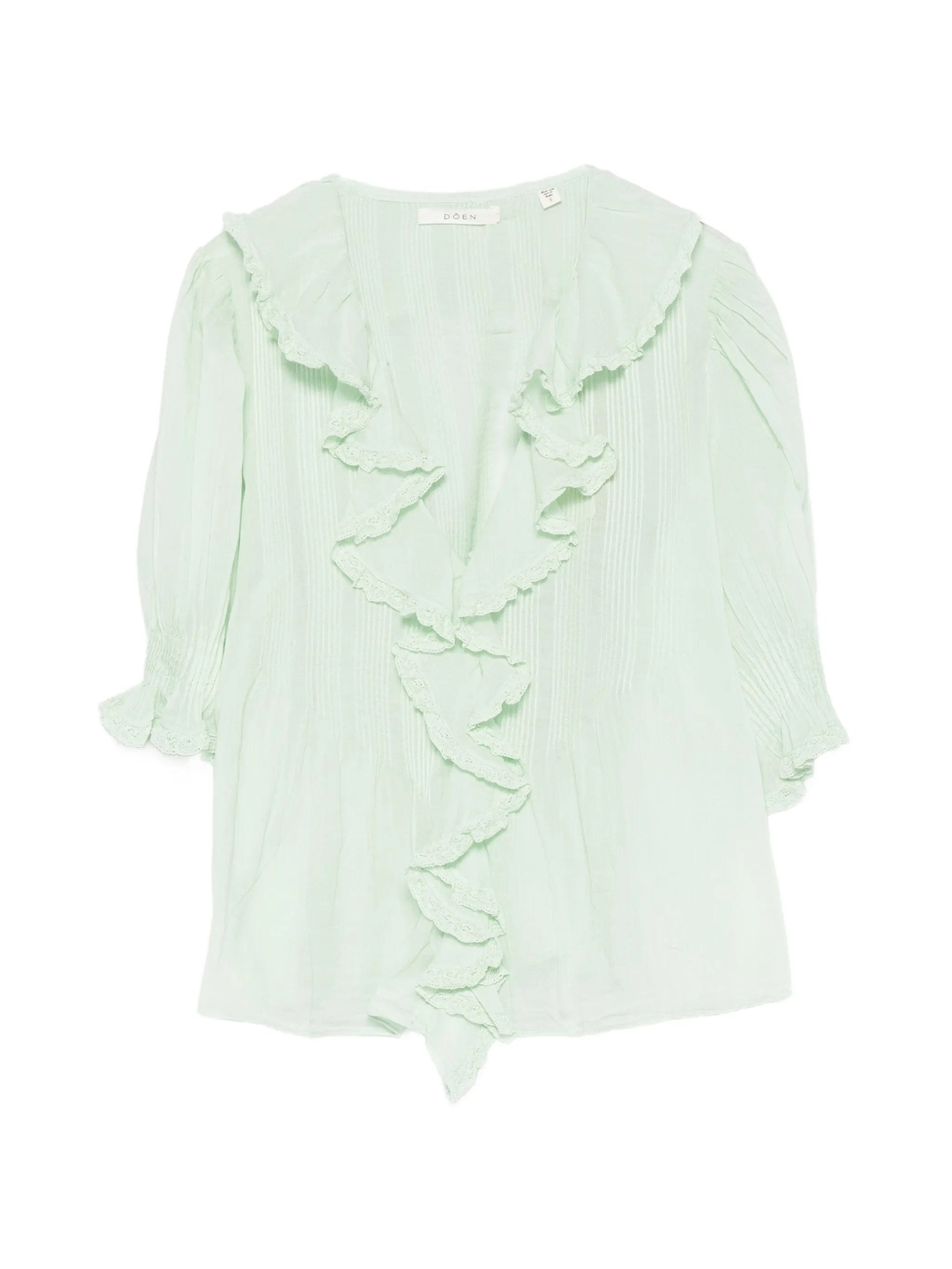 DÔEN Henri ruffled blouse
