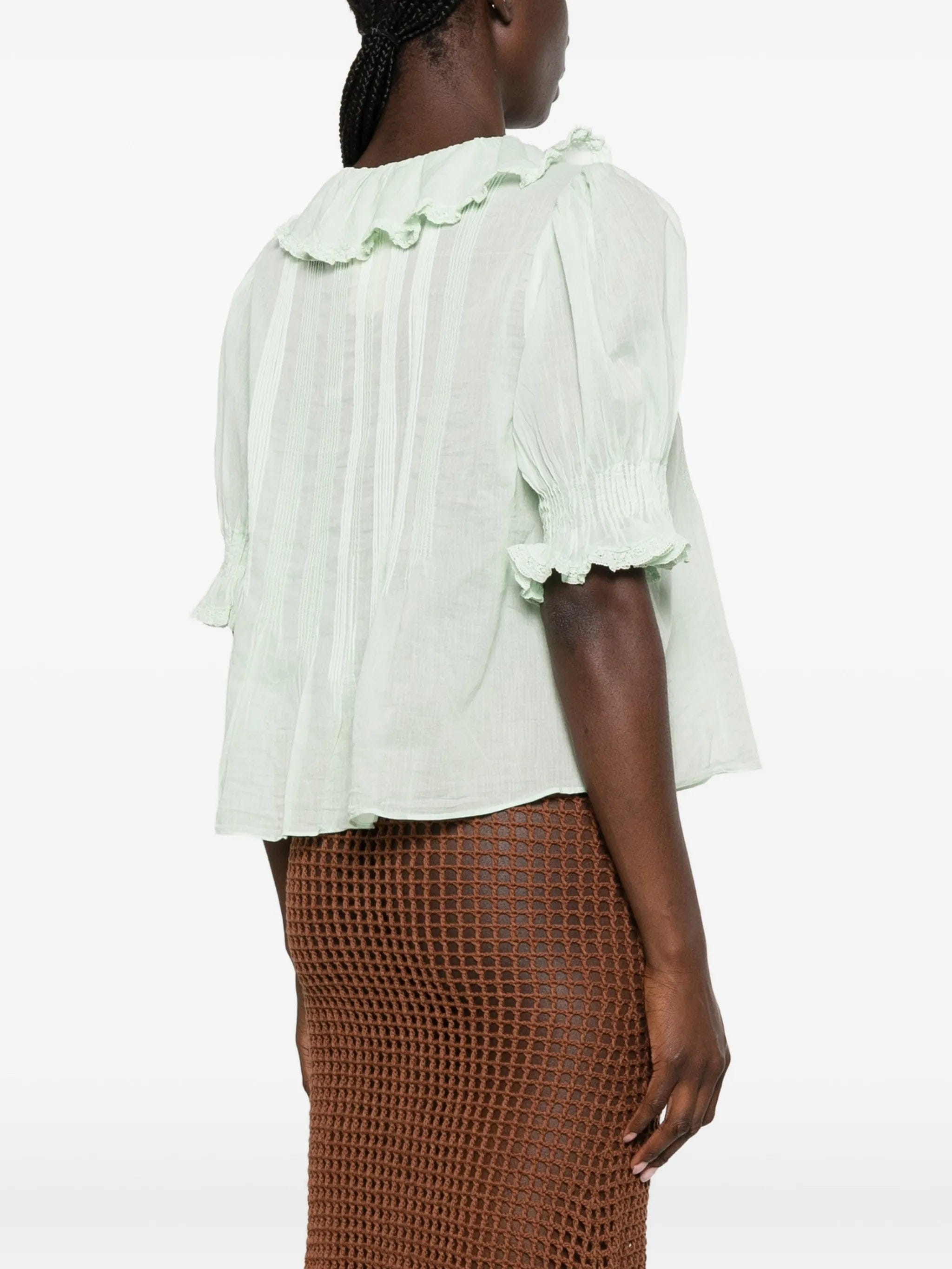 DÔEN Henri ruffled blouse