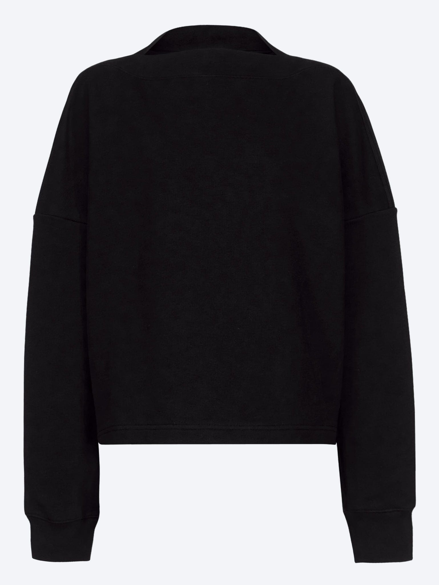 Alaia Fleece boatneck sweatshirt