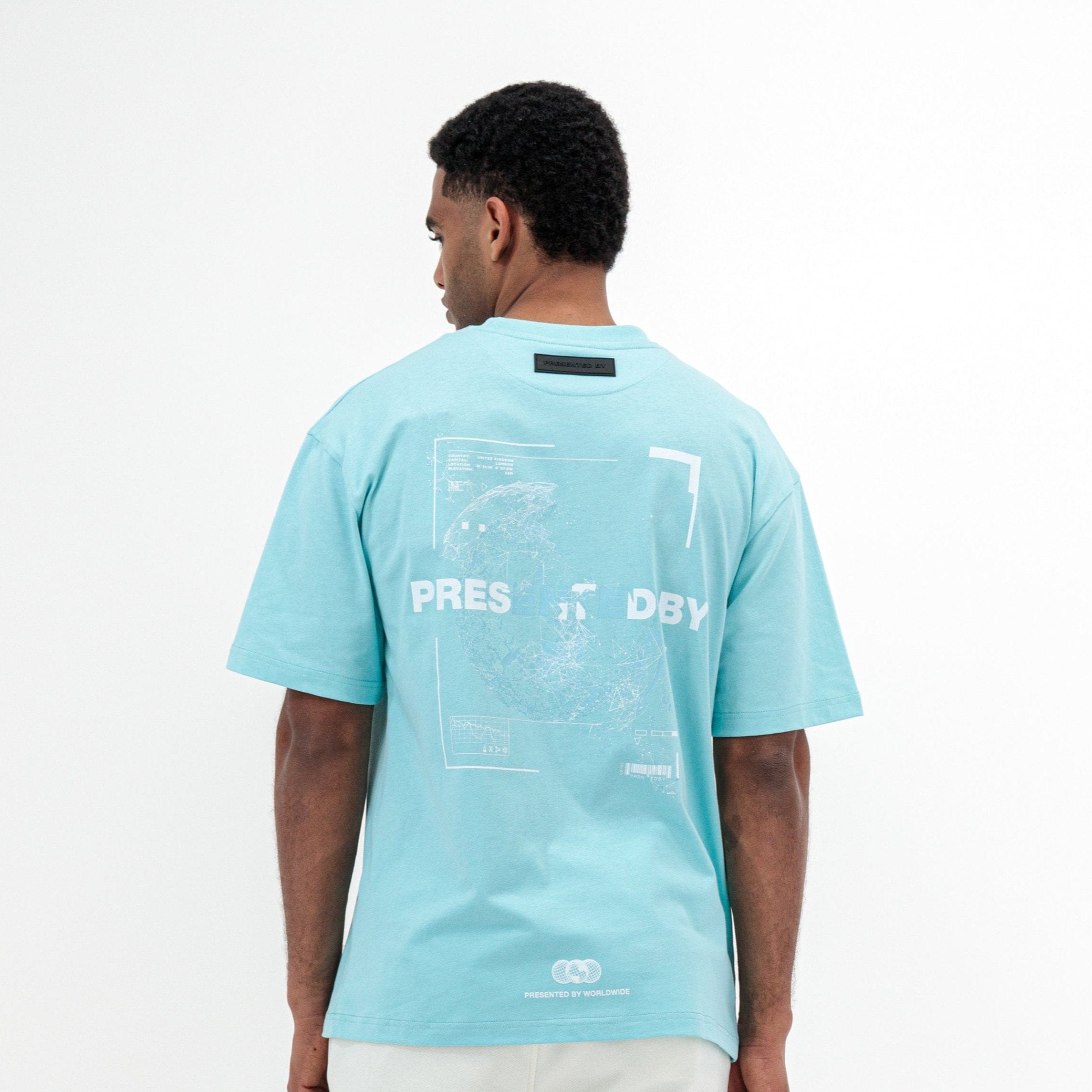 Blue Worldwide T - Shirt - Sky Blue