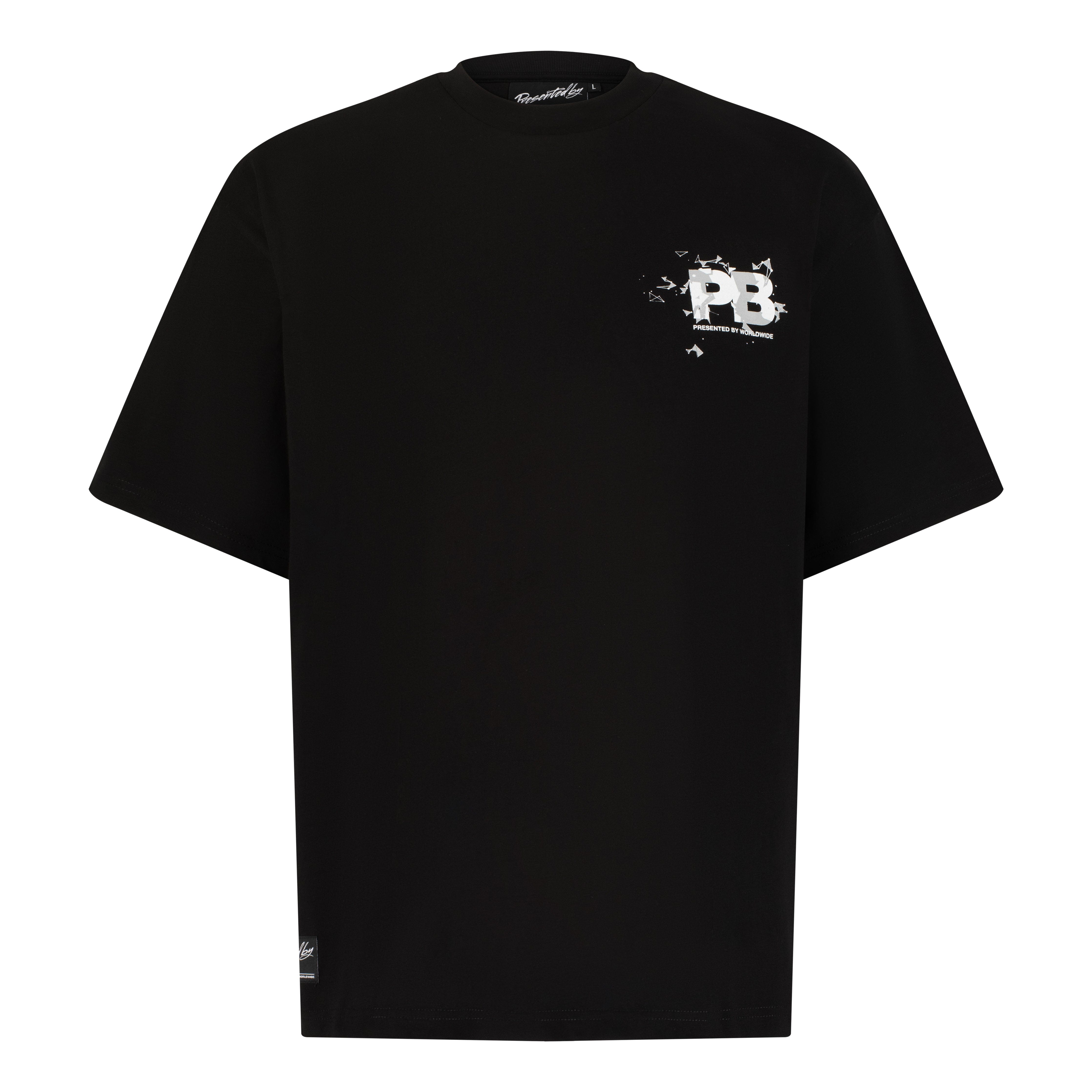 Presentedbyglobal Worldwide T - shirt - Black