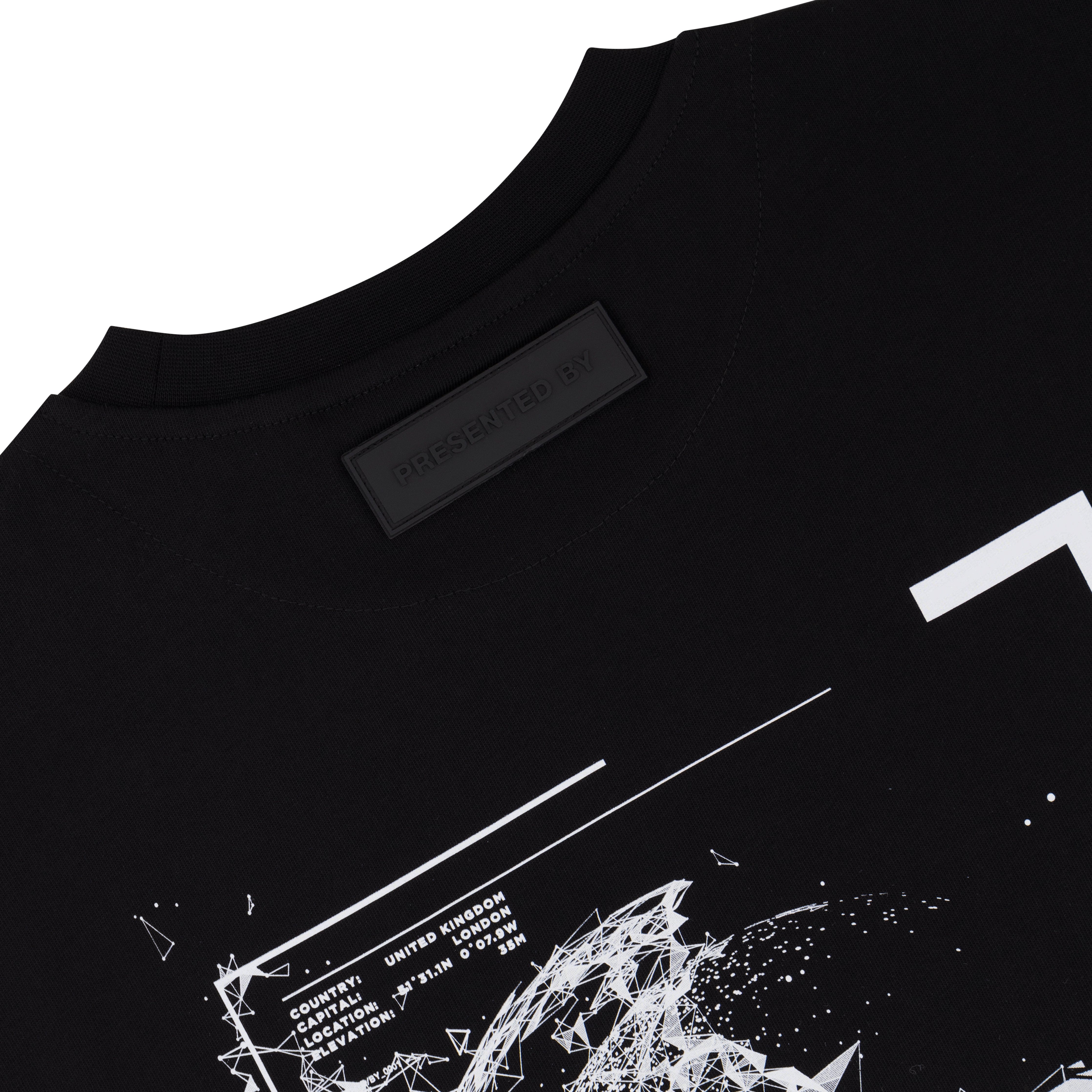Presentedbyglobal Worldwide T - shirt - Black