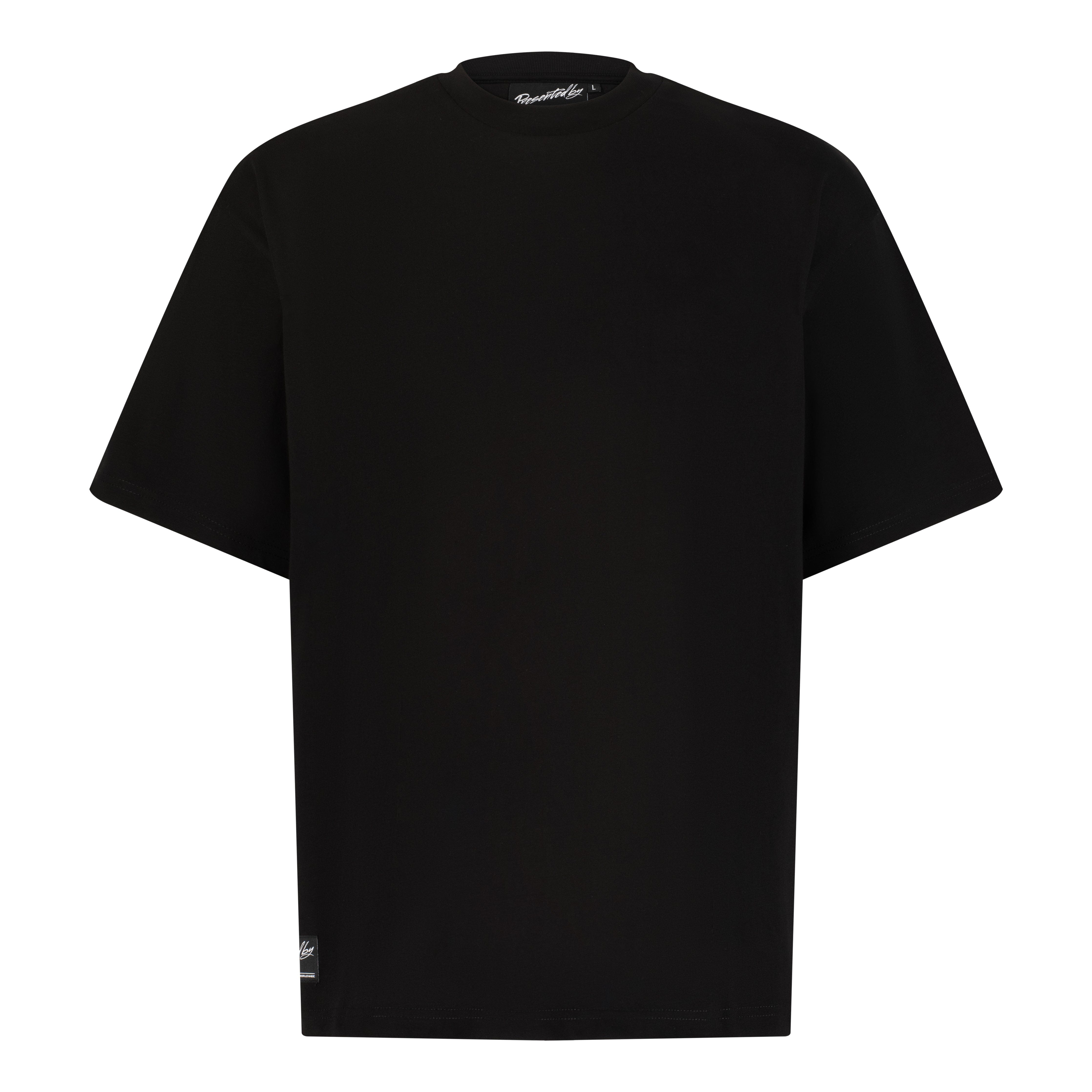 Presentedbyglobal Branded T - Shirt - Black