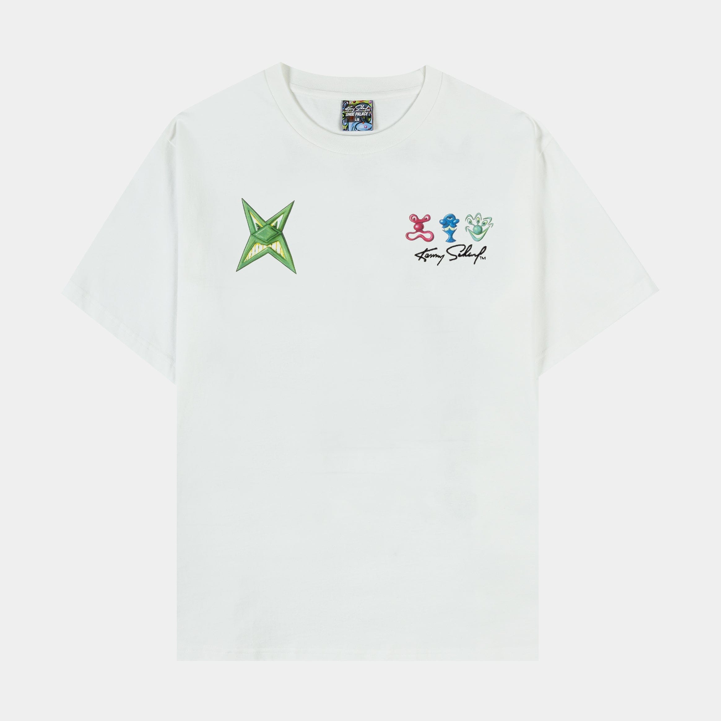 KENNY Scharf x SP SP x Kenny Scharf Mens Short Sleeve Shirt (White/Multicolor)