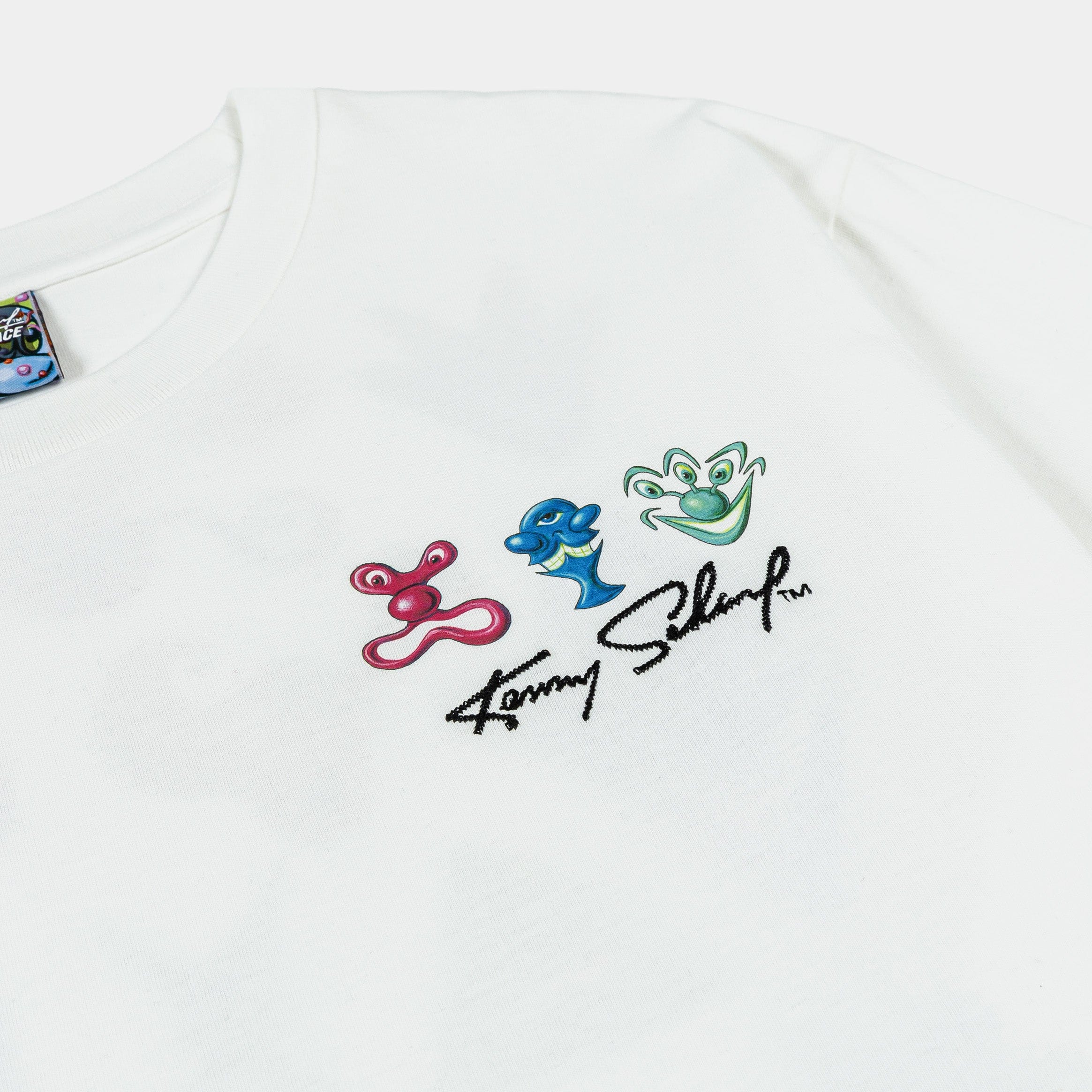 KENNY Scharf x SP SP x Kenny Scharf Mens Short Sleeve Shirt (White/Multicolor)