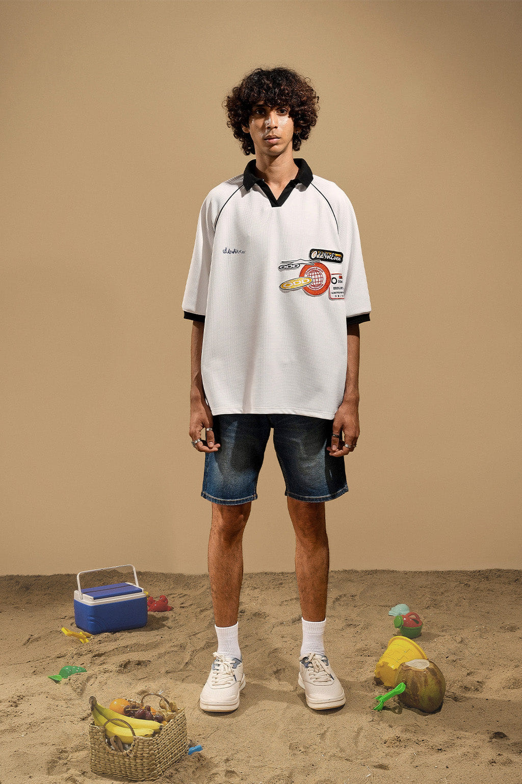 Oddnoteven ODD White Polo