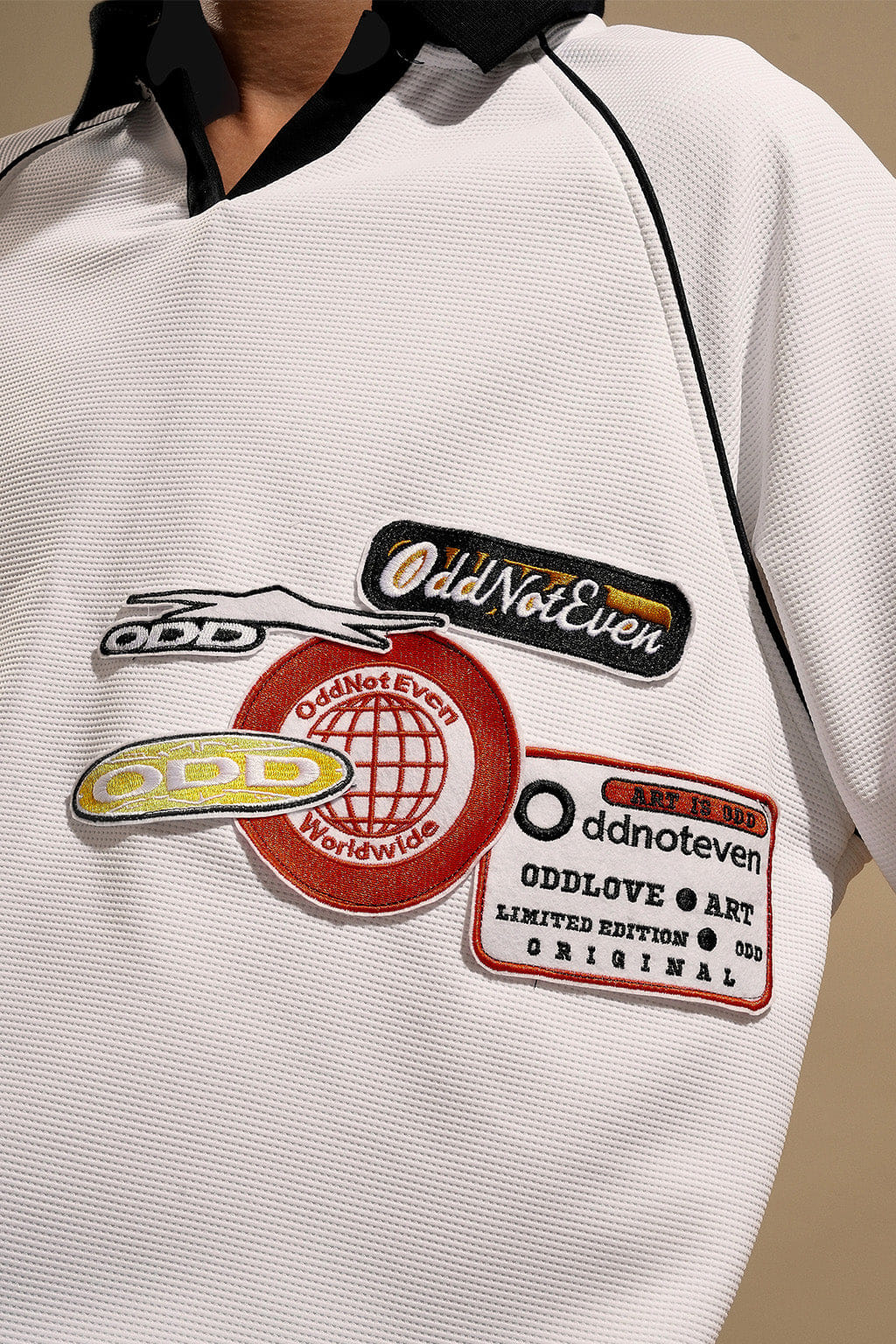 Oddnoteven ODD White Polo