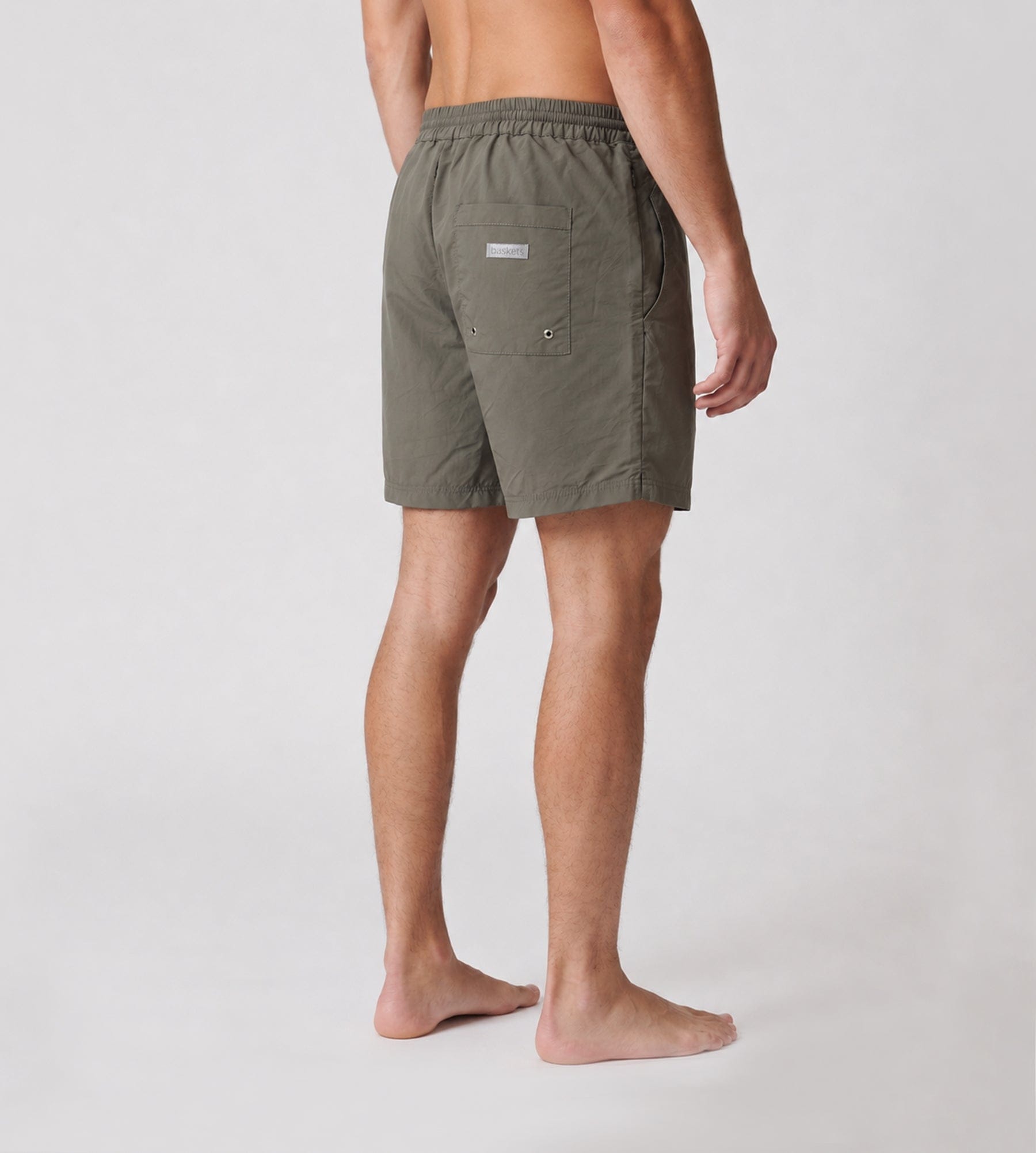 Baskèts Modern Swim Shorts Taupe