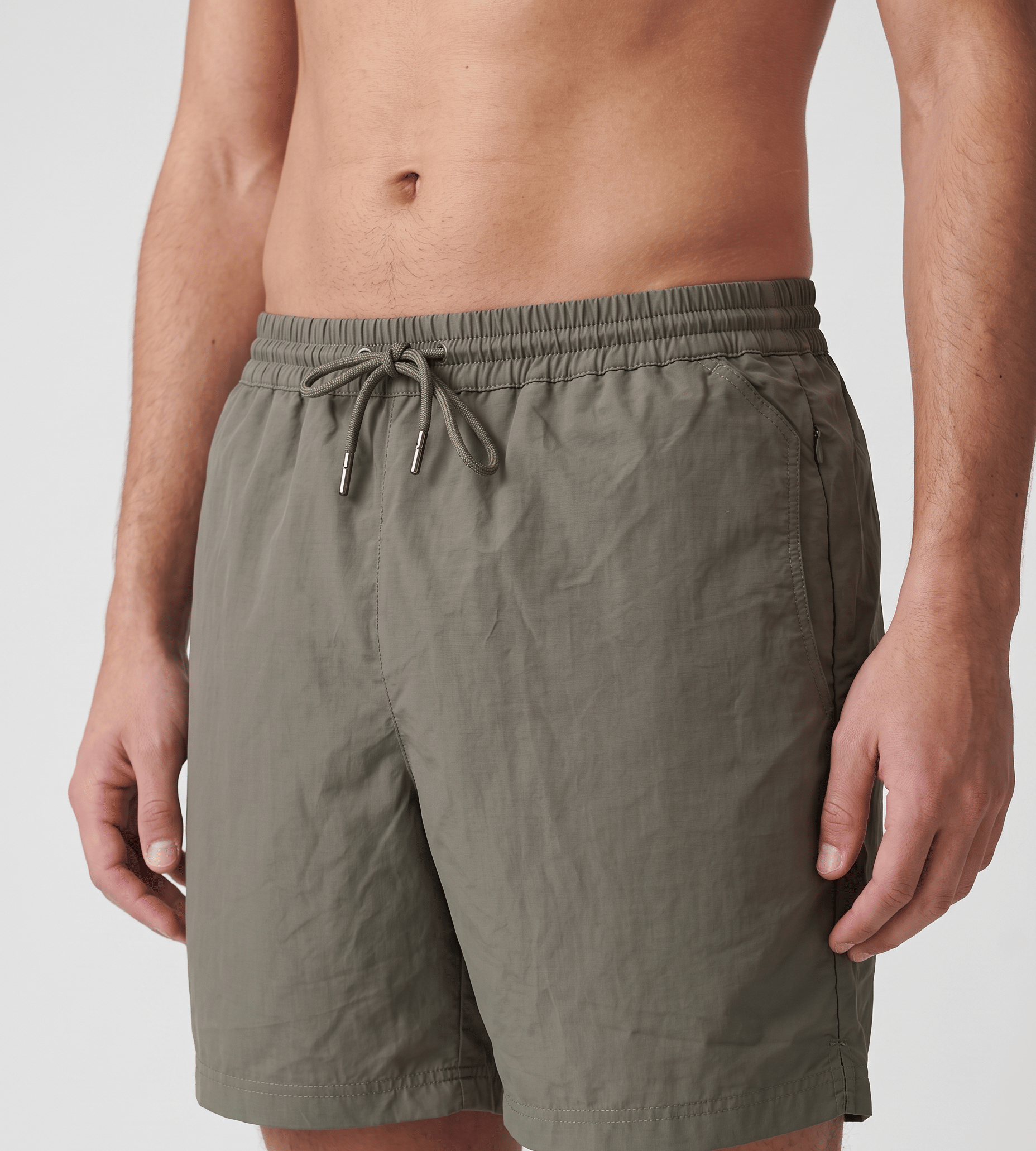 Baskèts Modern Swim Shorts Taupe