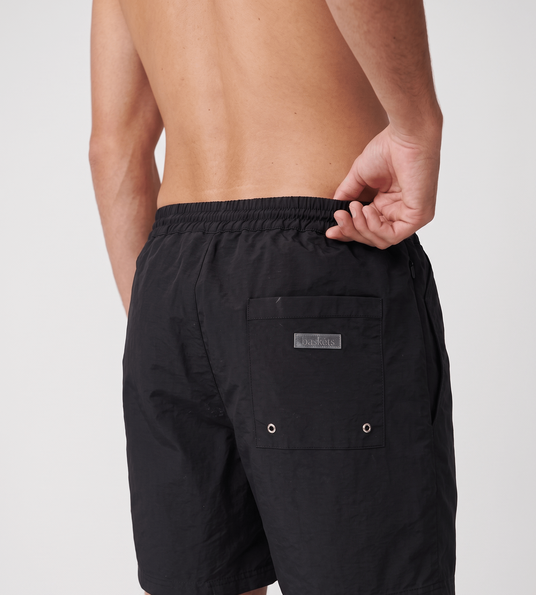 Baskèts Modern Swim Shorts Black