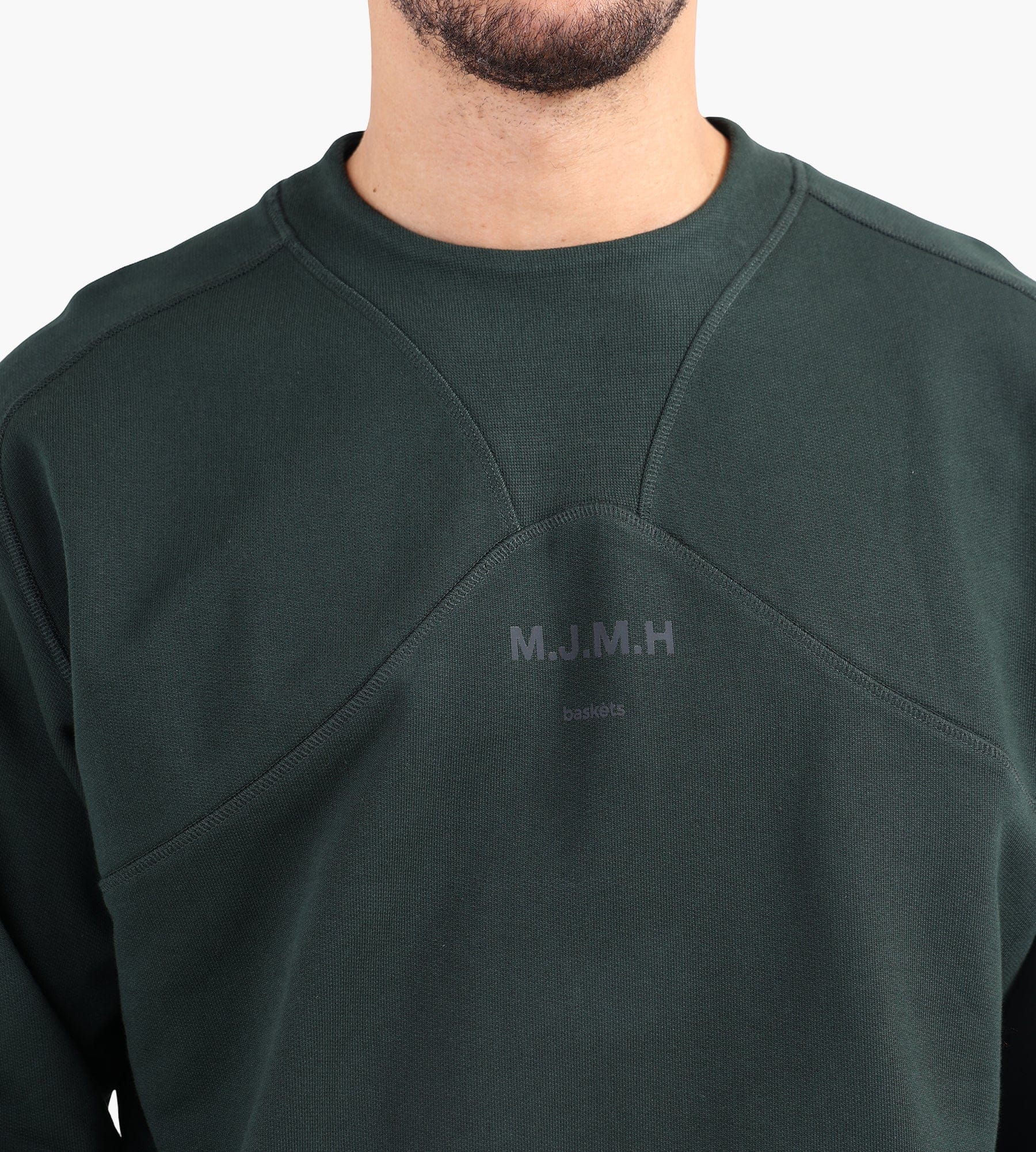 Baskèts | M.J.M.H Crewneck Canal Green