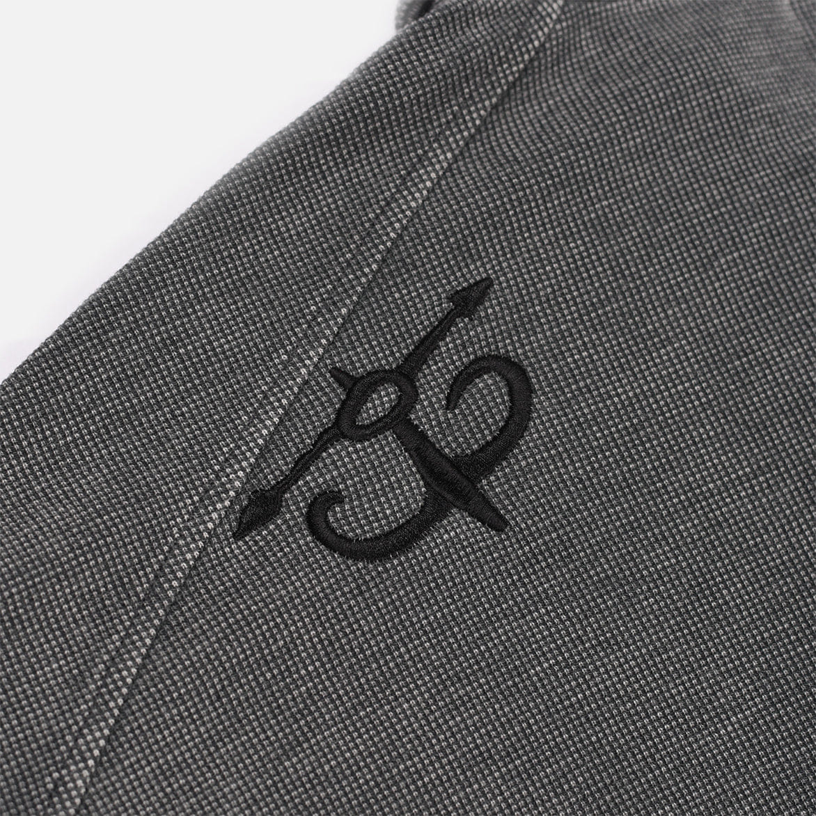 GLIM GARGOYLE ZIP POLO - STONE