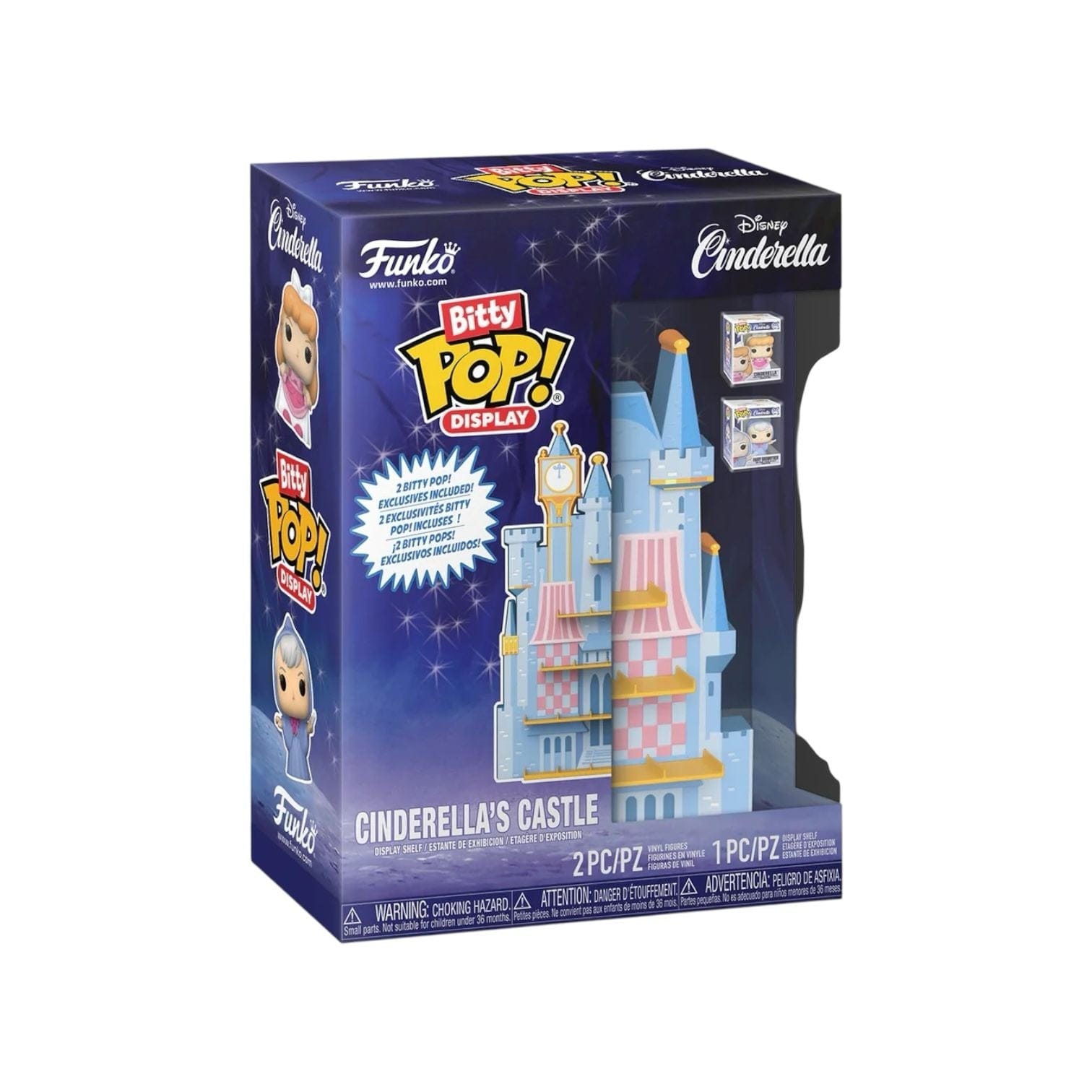 Castle Cinderella's Castle Bitty Pop Display - Disney Princesses
