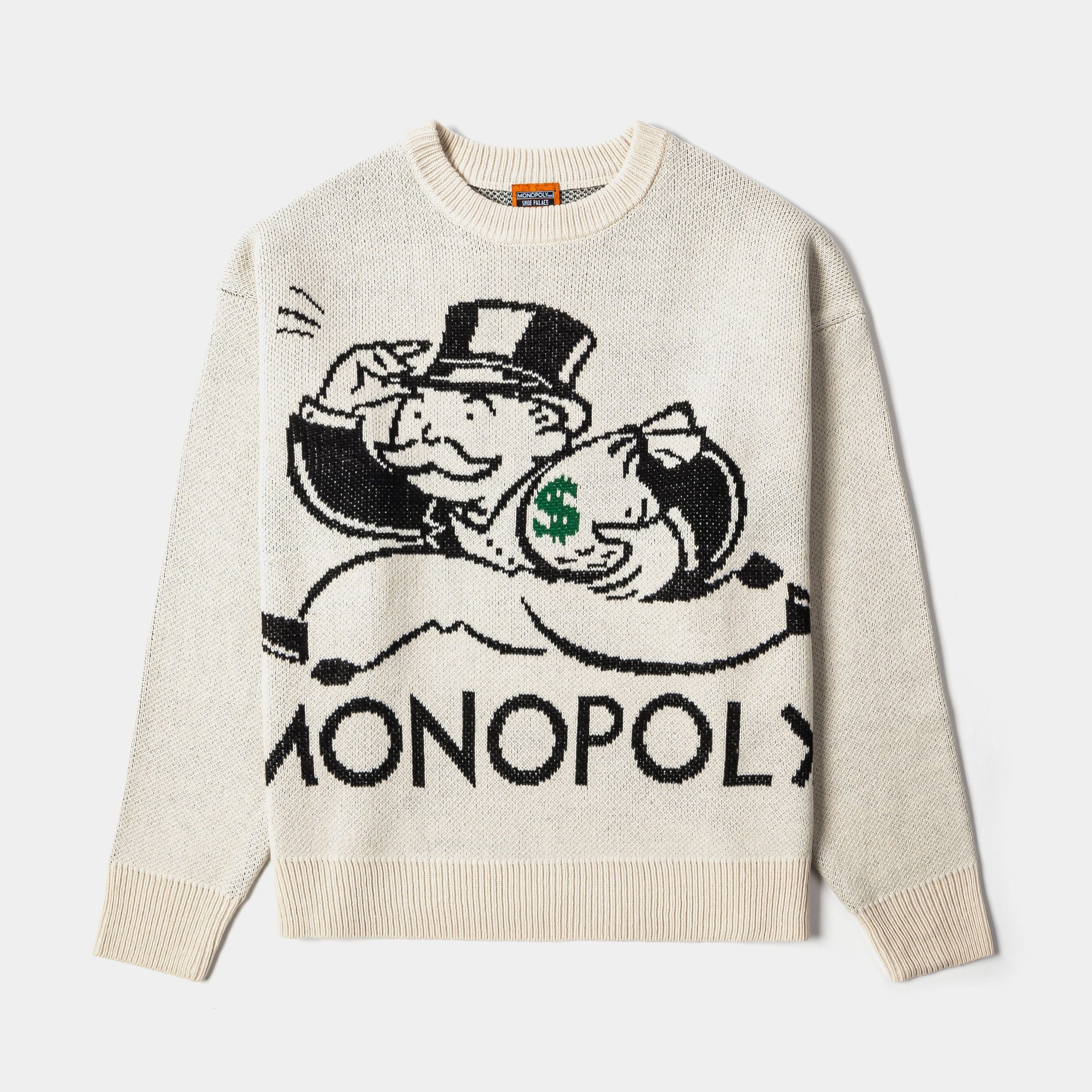 Monopoly x SP SP x Monopoly Knit Mens Sweater (Cream/Black)
