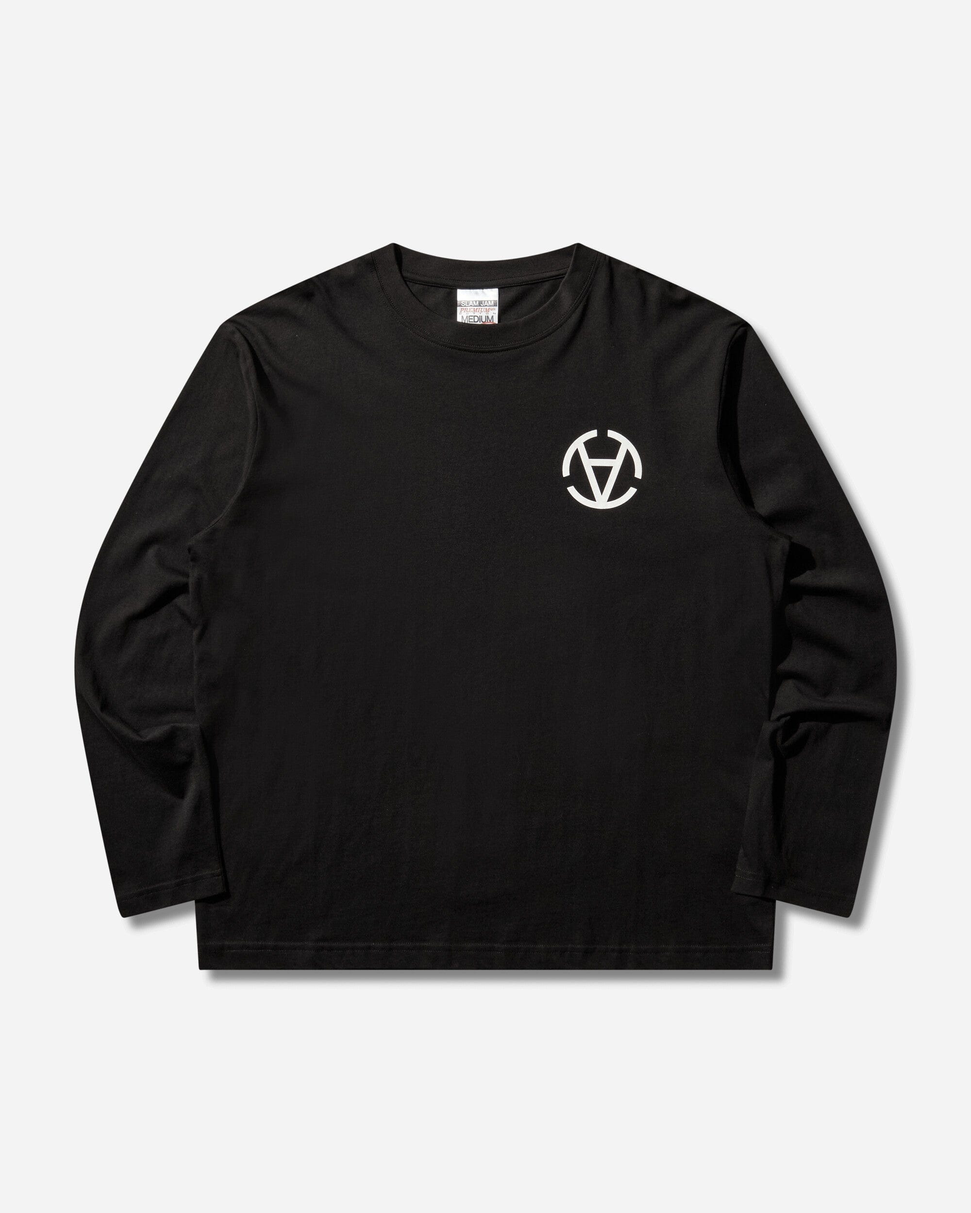 Slam Jam Basics Graphic Longsleeve T - Shirt Black