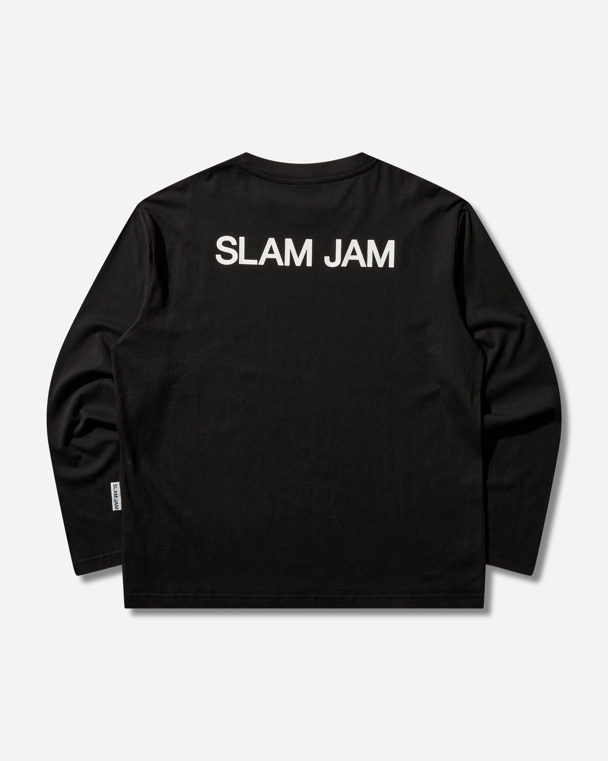 Slam Jam Basics Graphic Longsleeve T - Shirt Black