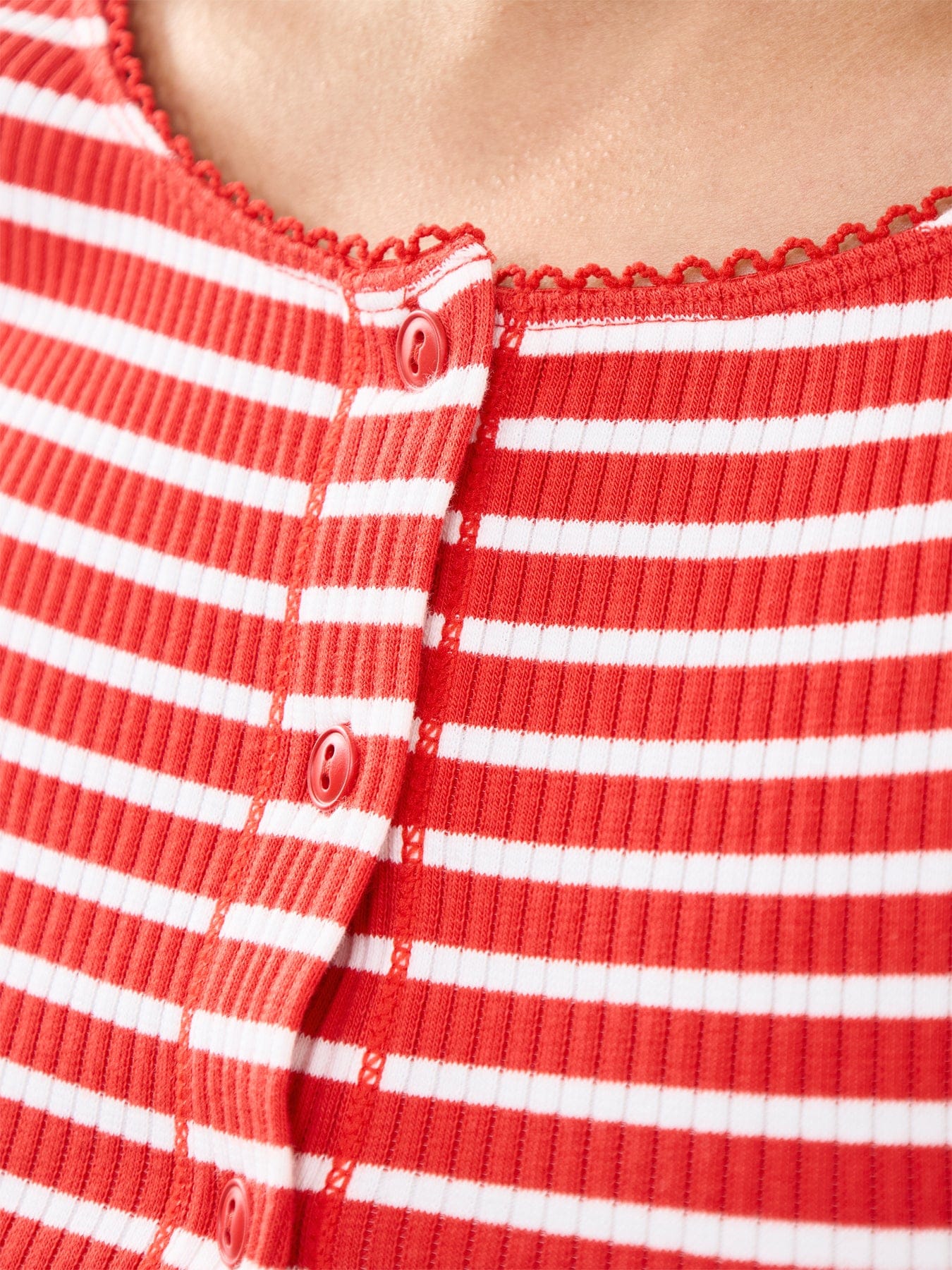 Free People Most Wanted Striped Cardigan Red