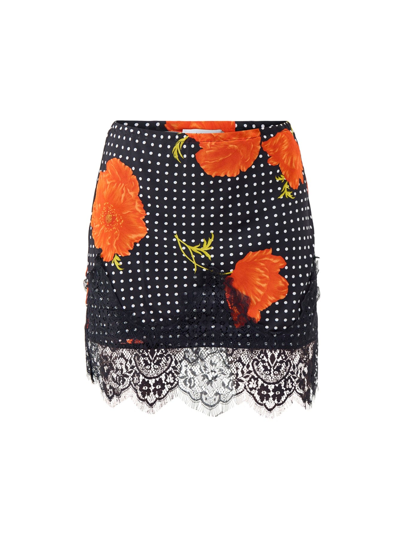 Never Fully Dressed Black Poppy Mini Skirt Black