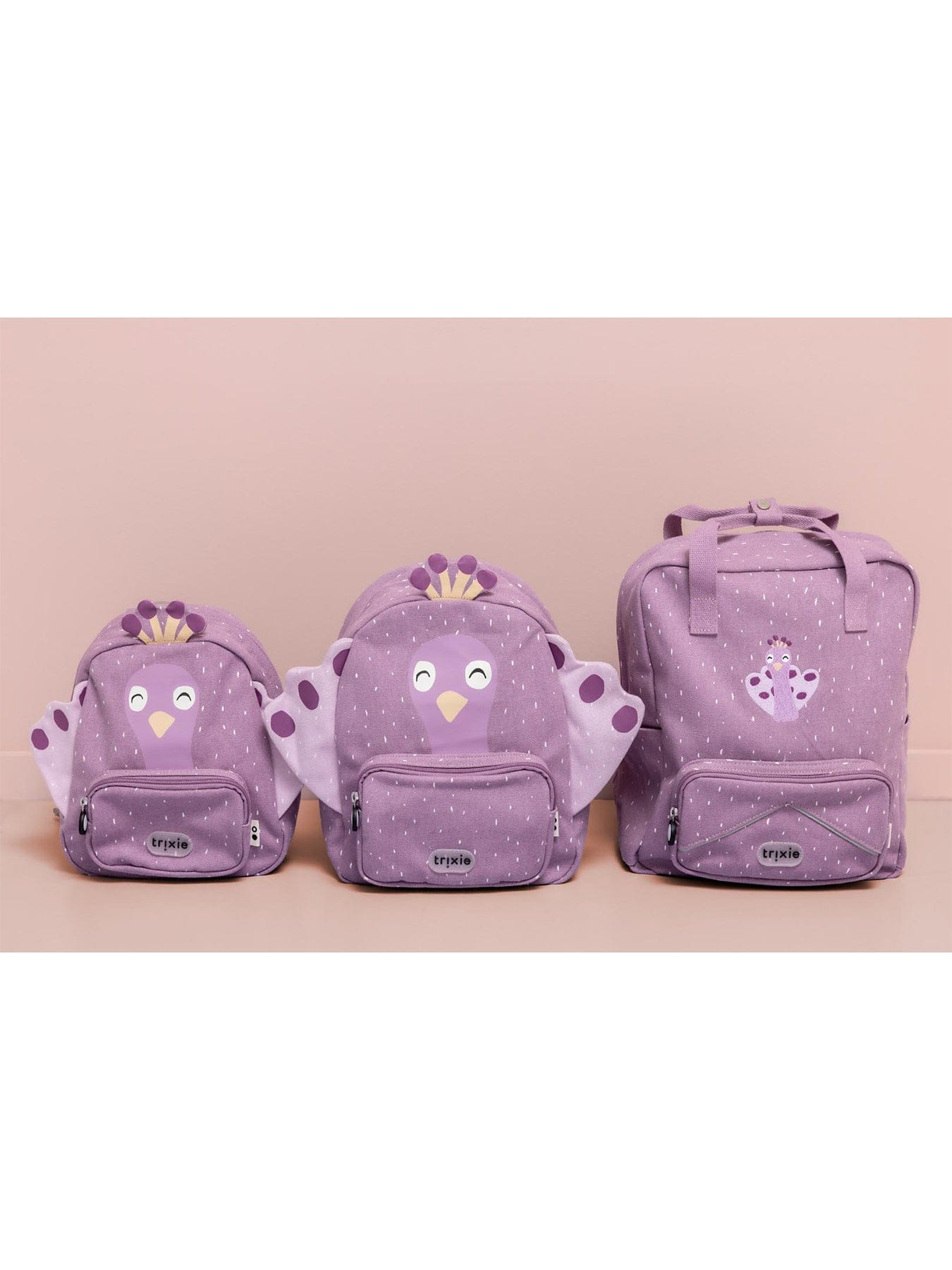 Trixie Baby Mrs Peacock Small Backpack Purple