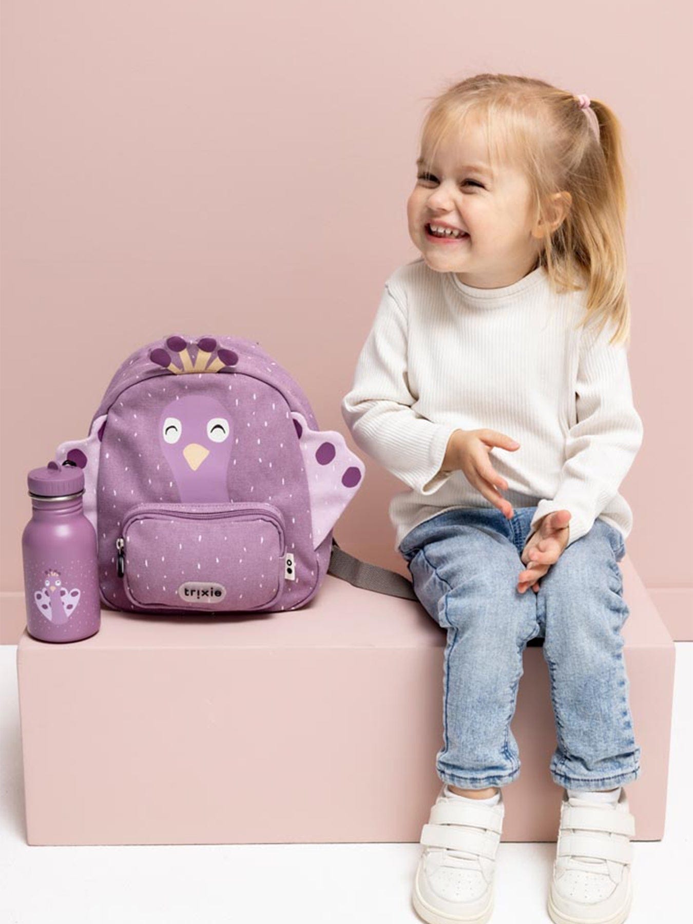 Trixie Baby Mrs Peacock Small Backpack Purple