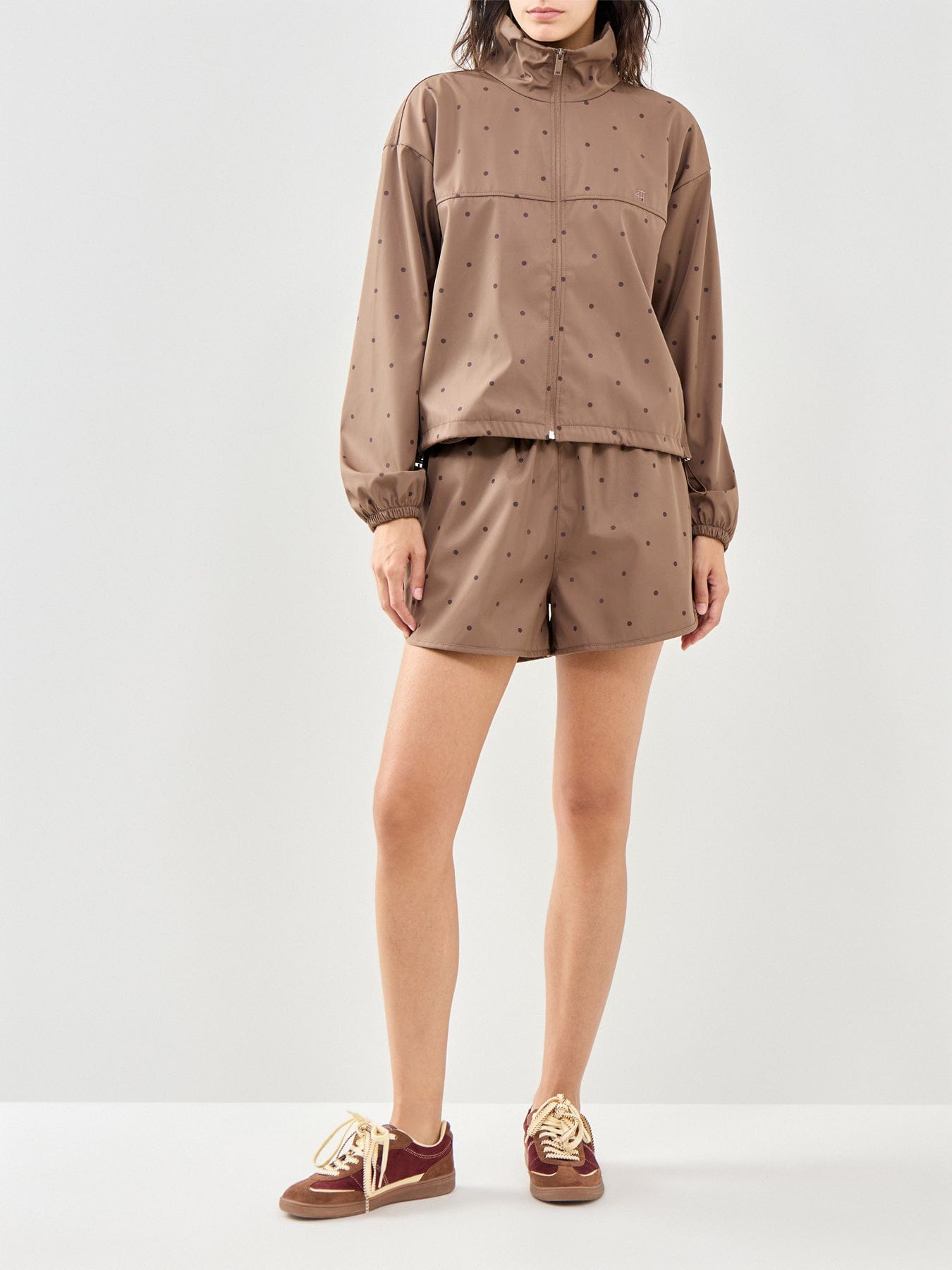 4th & Reckless Haven Sweat Shorts Brown