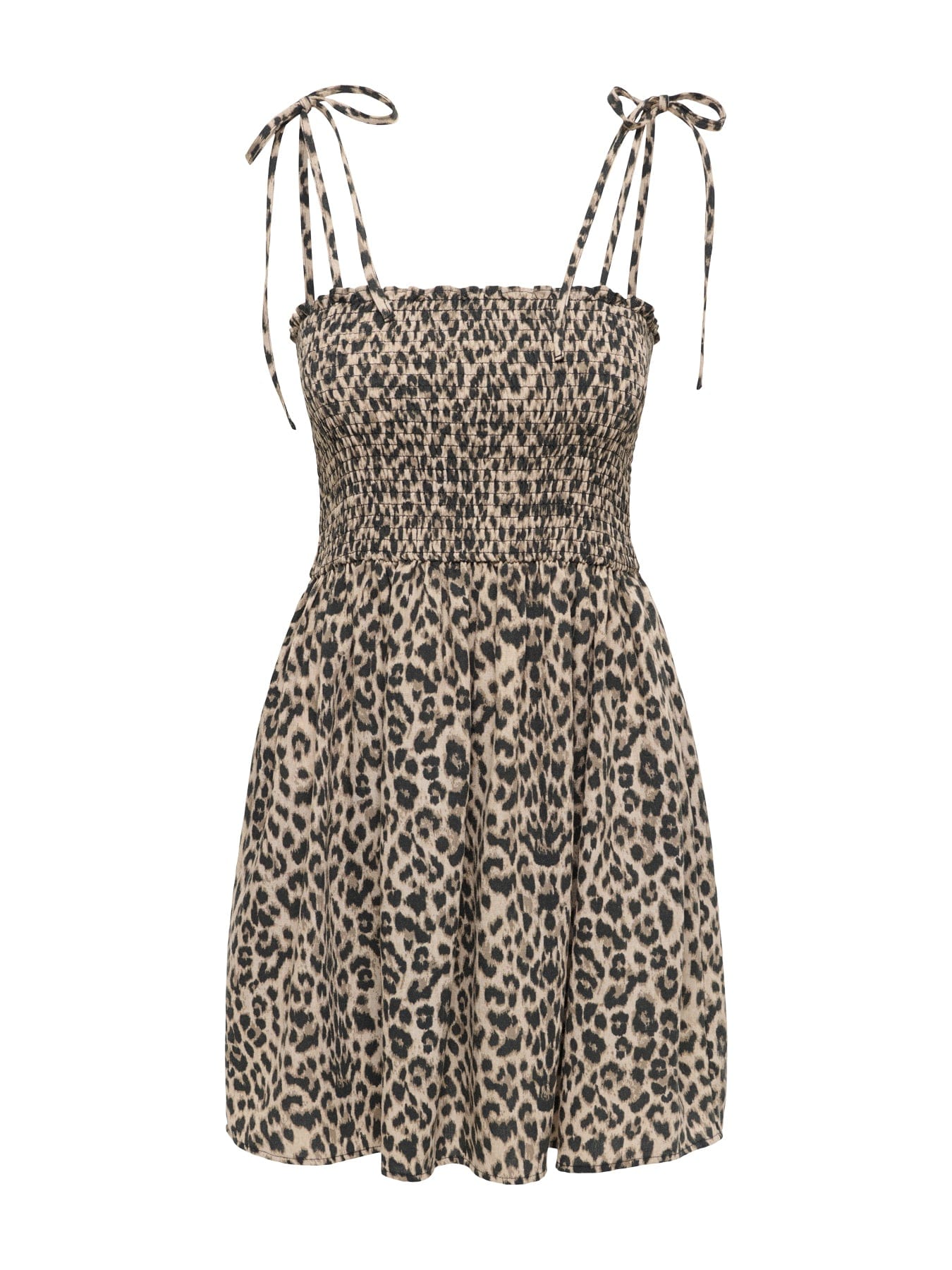 ONLY Emmia Smock Dress Brown