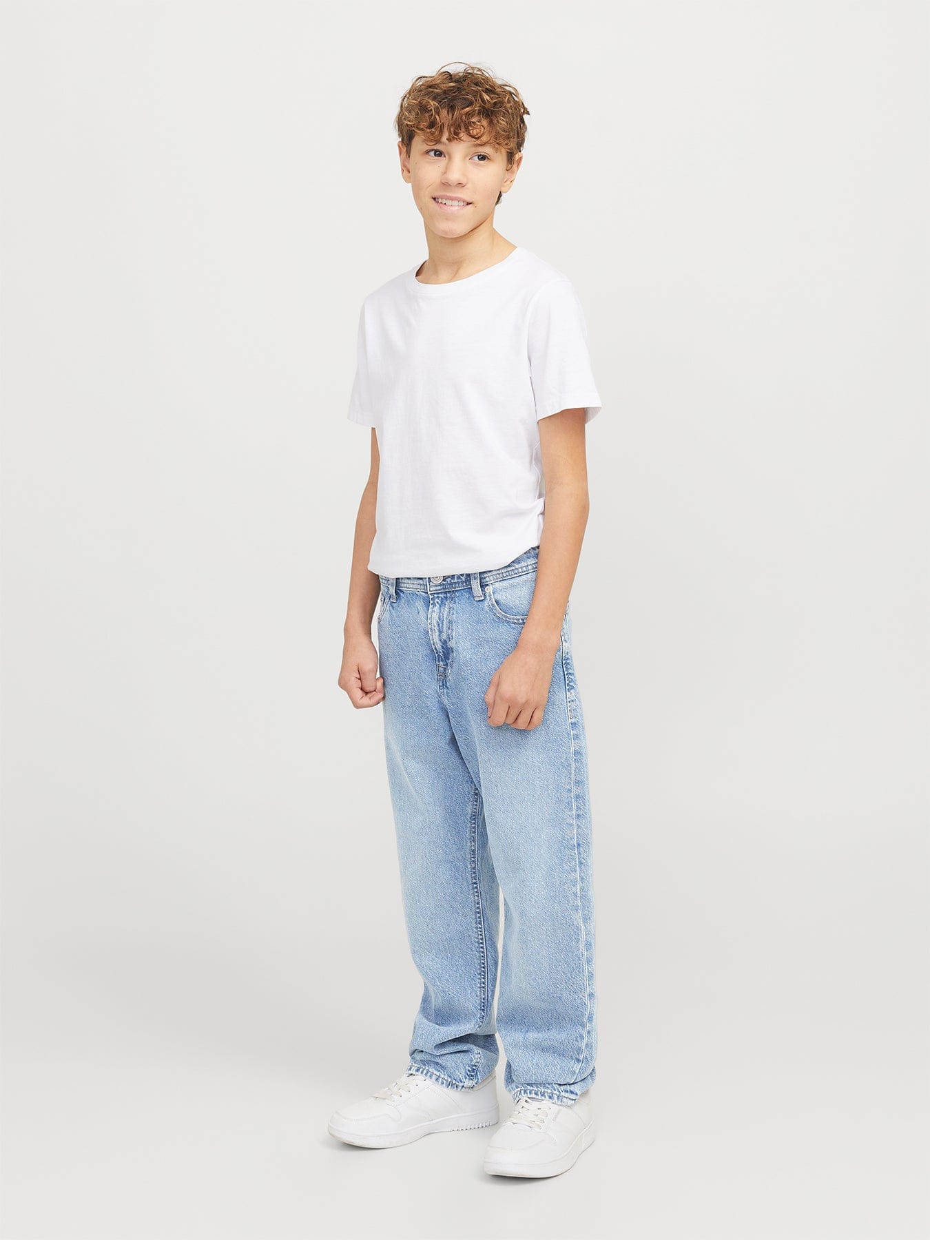 Jack & Jones Junior Kids' Chris Original Jeans Blue