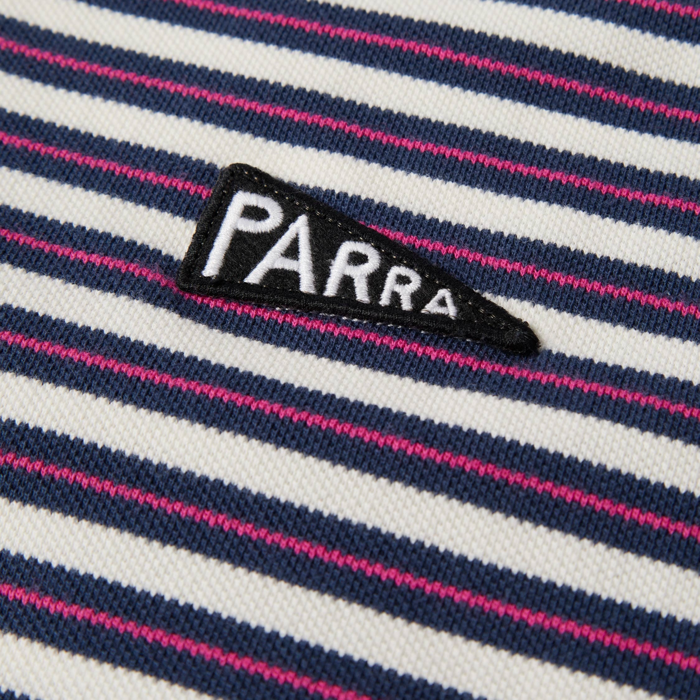 By Parra Flag Striper Polo Shirt