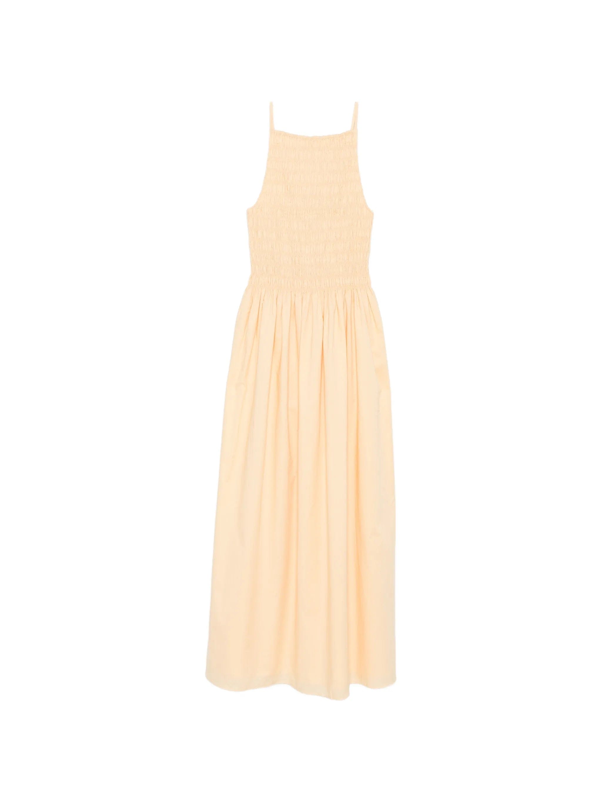 Faithfull Laia shirred - bodice maxi dress