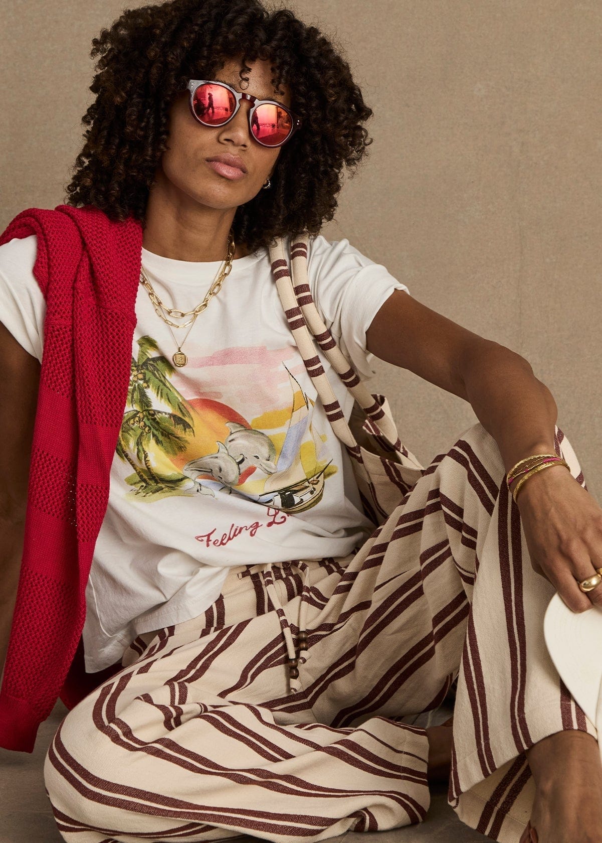 Maison Clad FEELING LUCKY T-Shirt MCL12413