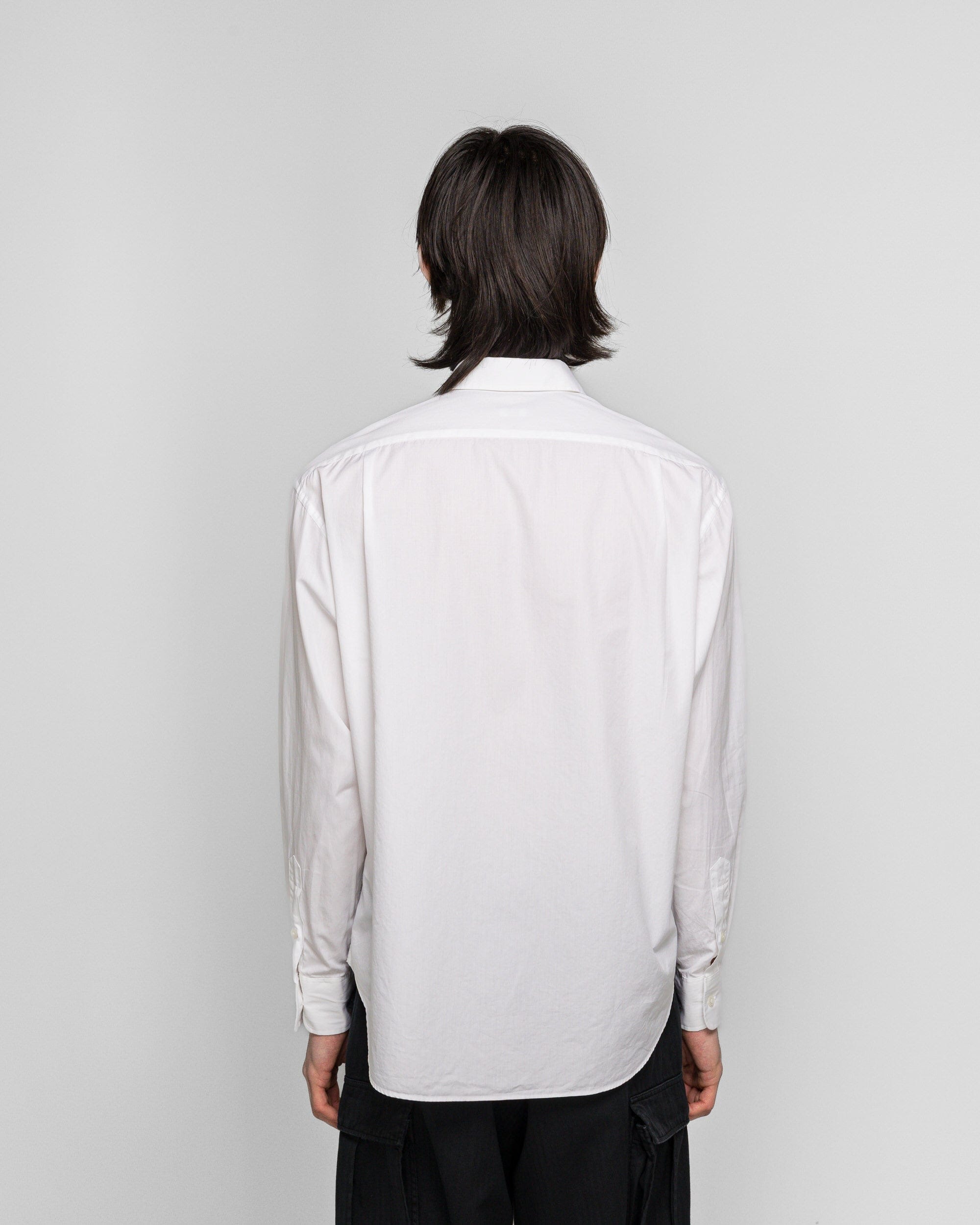 A.presse Spread Collar Shirts - White
