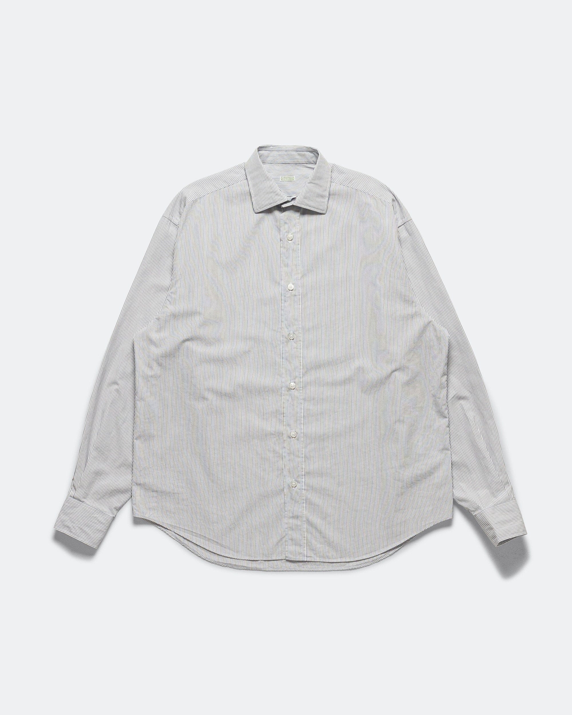 A.presse Spread Collar Shirts - Grey