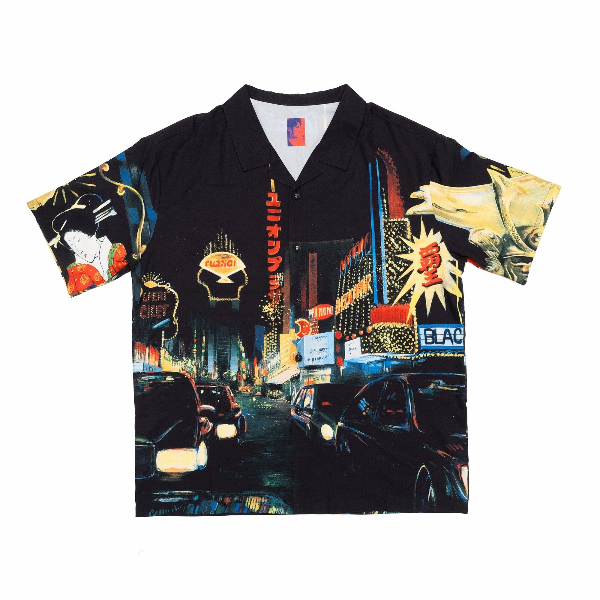 WORM TOKYO WEB STORE NEMES x HEAT MIDNIGHT - SHINJYUKU SHIRT