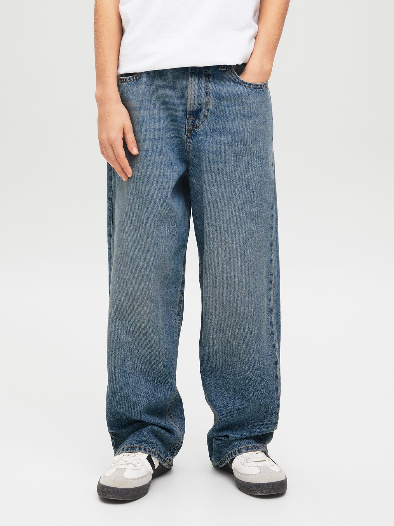 Jack & Jones Junior Kids’ Iron Original Fit Jeans Blue