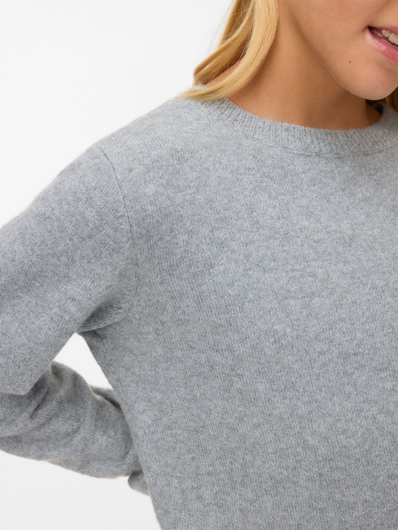 Vero Moda Girls Doffy Sweatshirt Grey