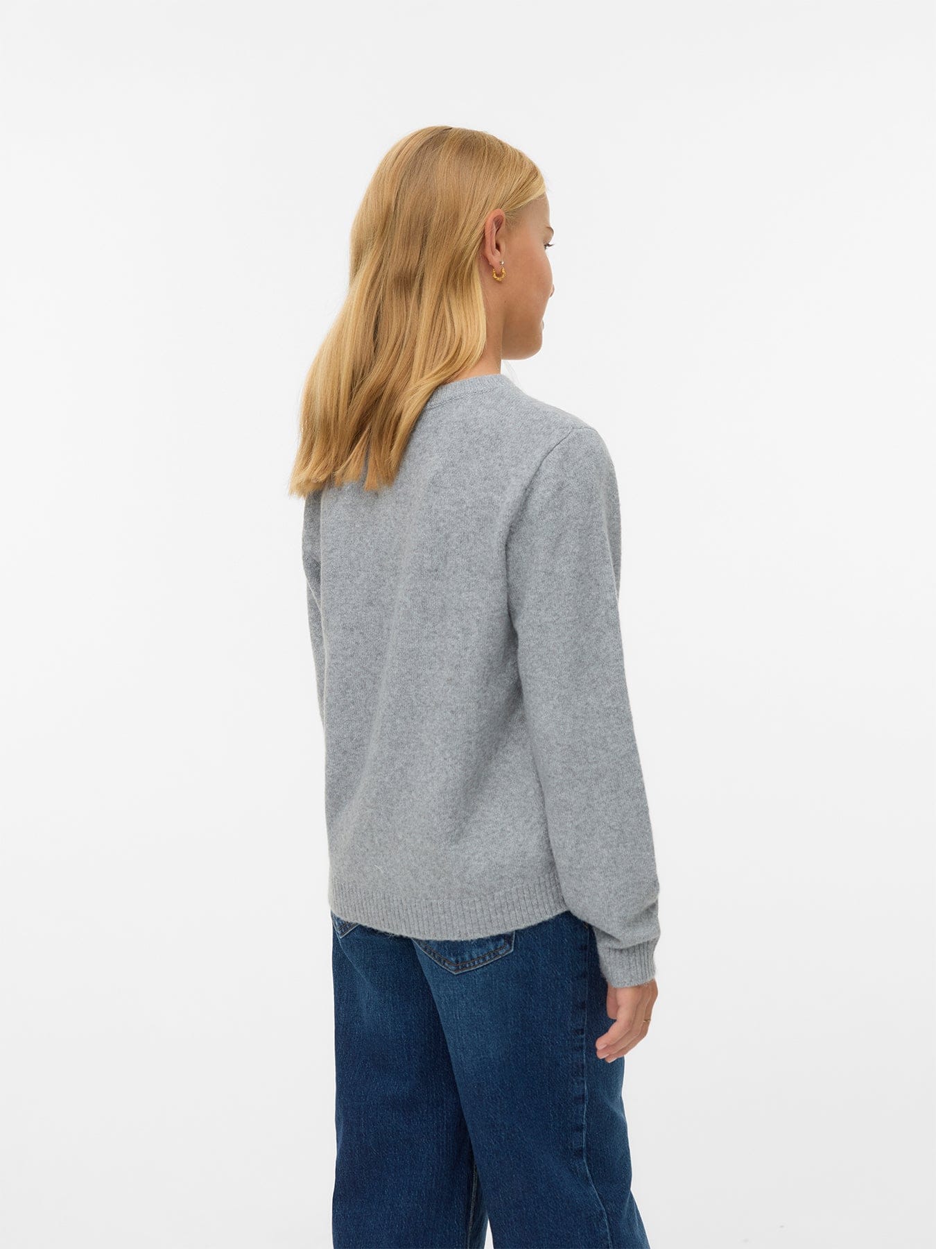 Vero Moda Girls Doffy Sweatshirt Grey