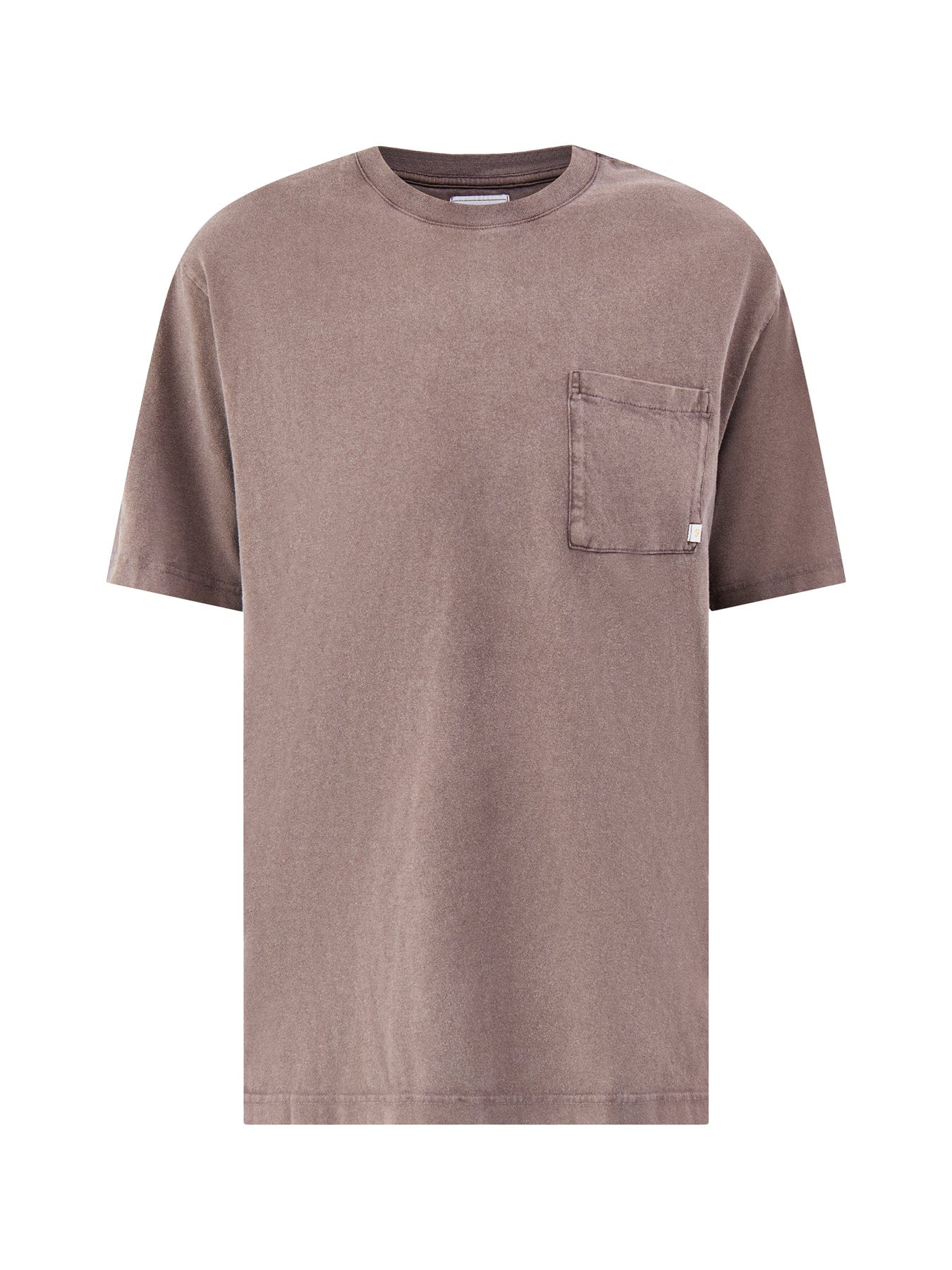 Farah Stacy Garment Dyed Pocket T - Shirt Brown