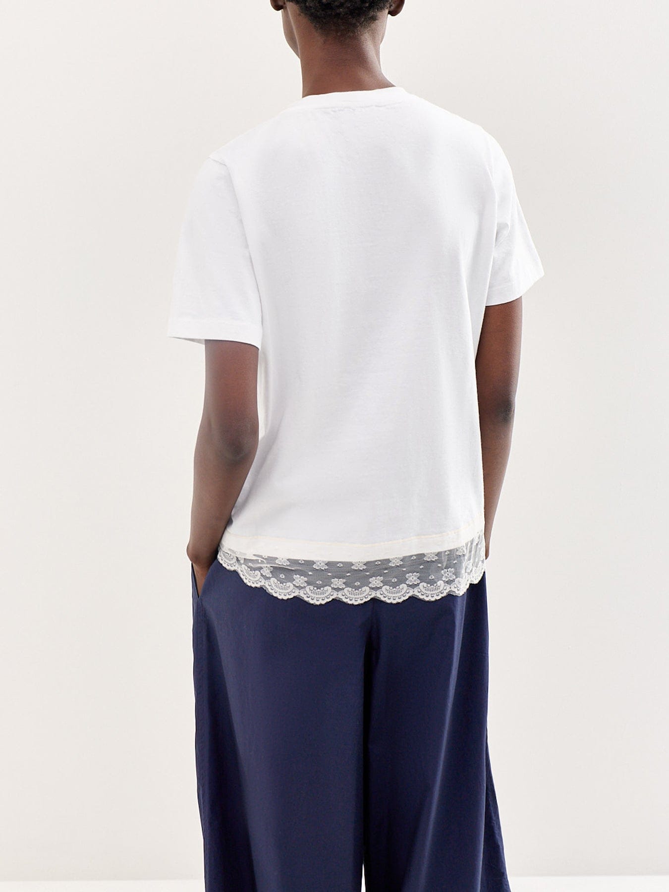 Boii Sam Lace T - Shirt White