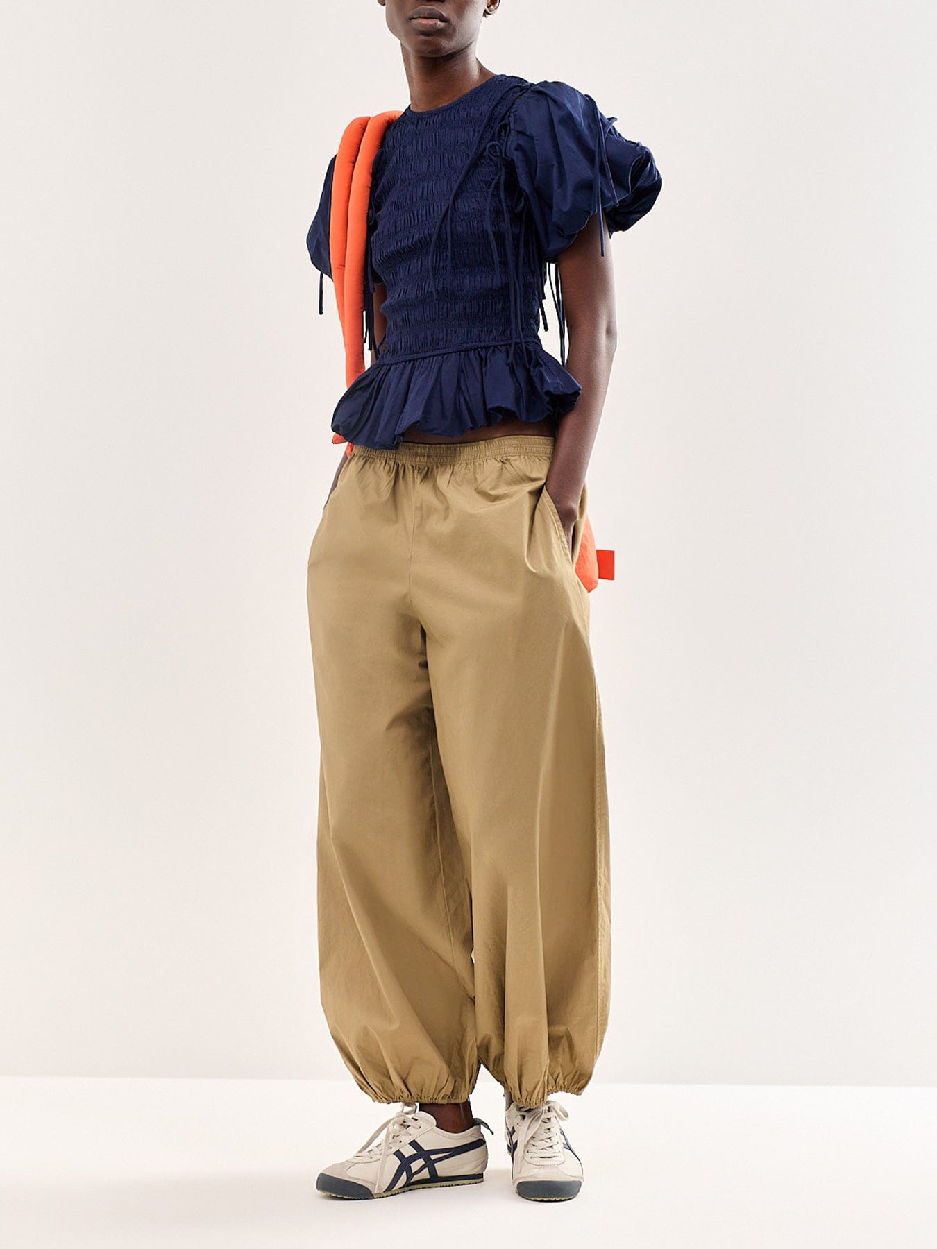 Boii Caro Baggy Trousers Green