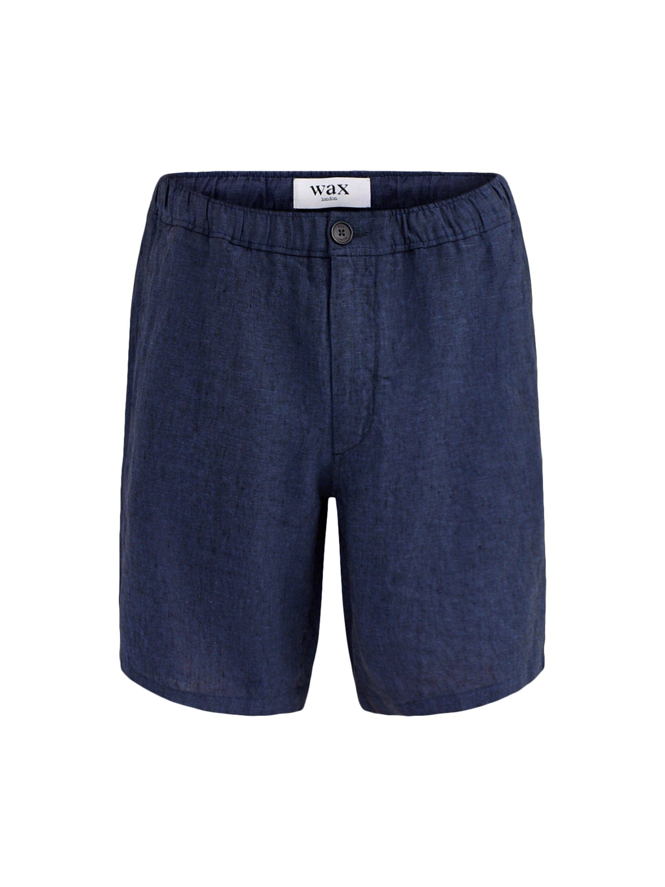 WAX London Kurt Linen Shorts Navy