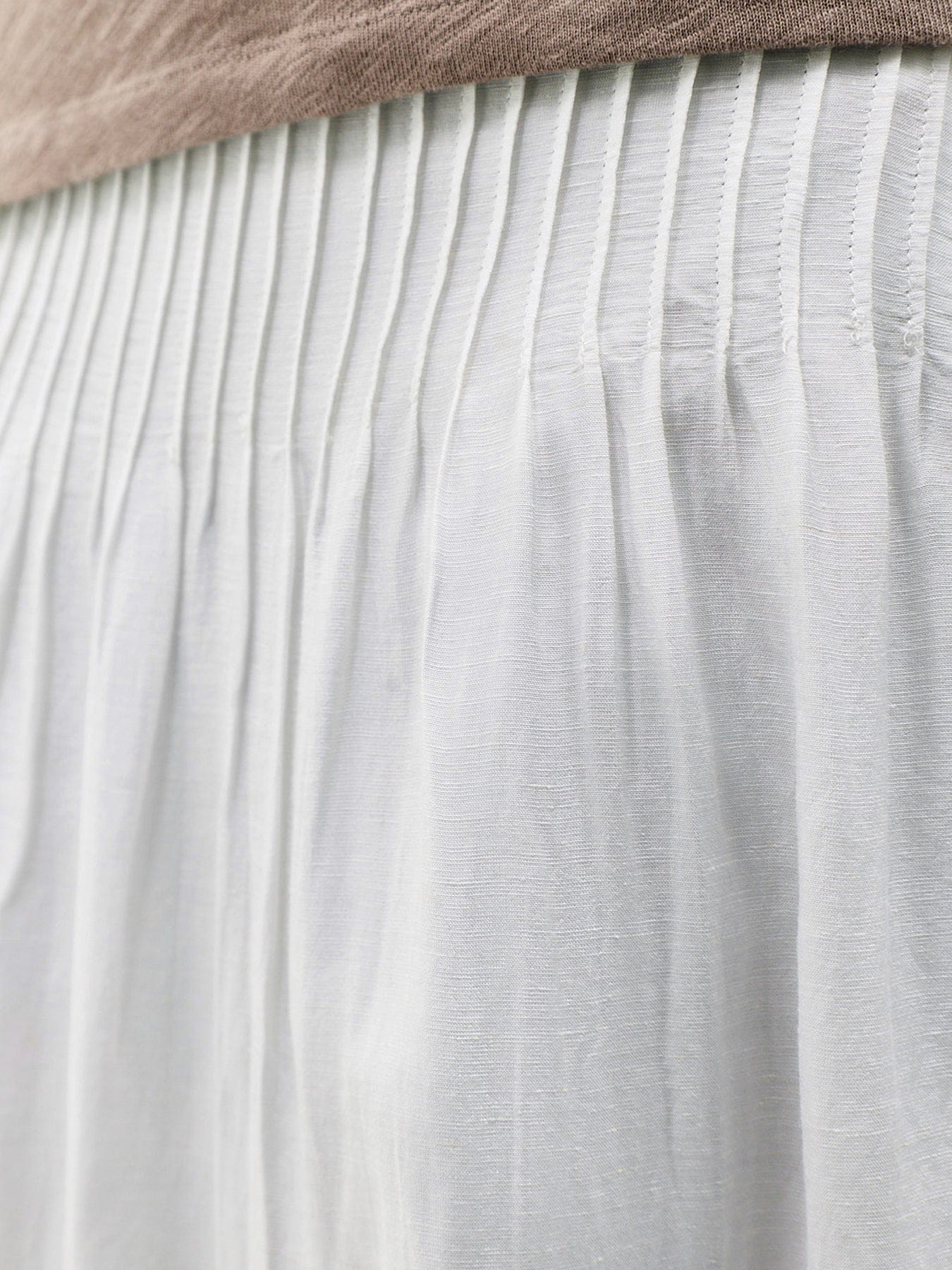 Nobody's Child Harriet Pintuck Maxi Skirt White