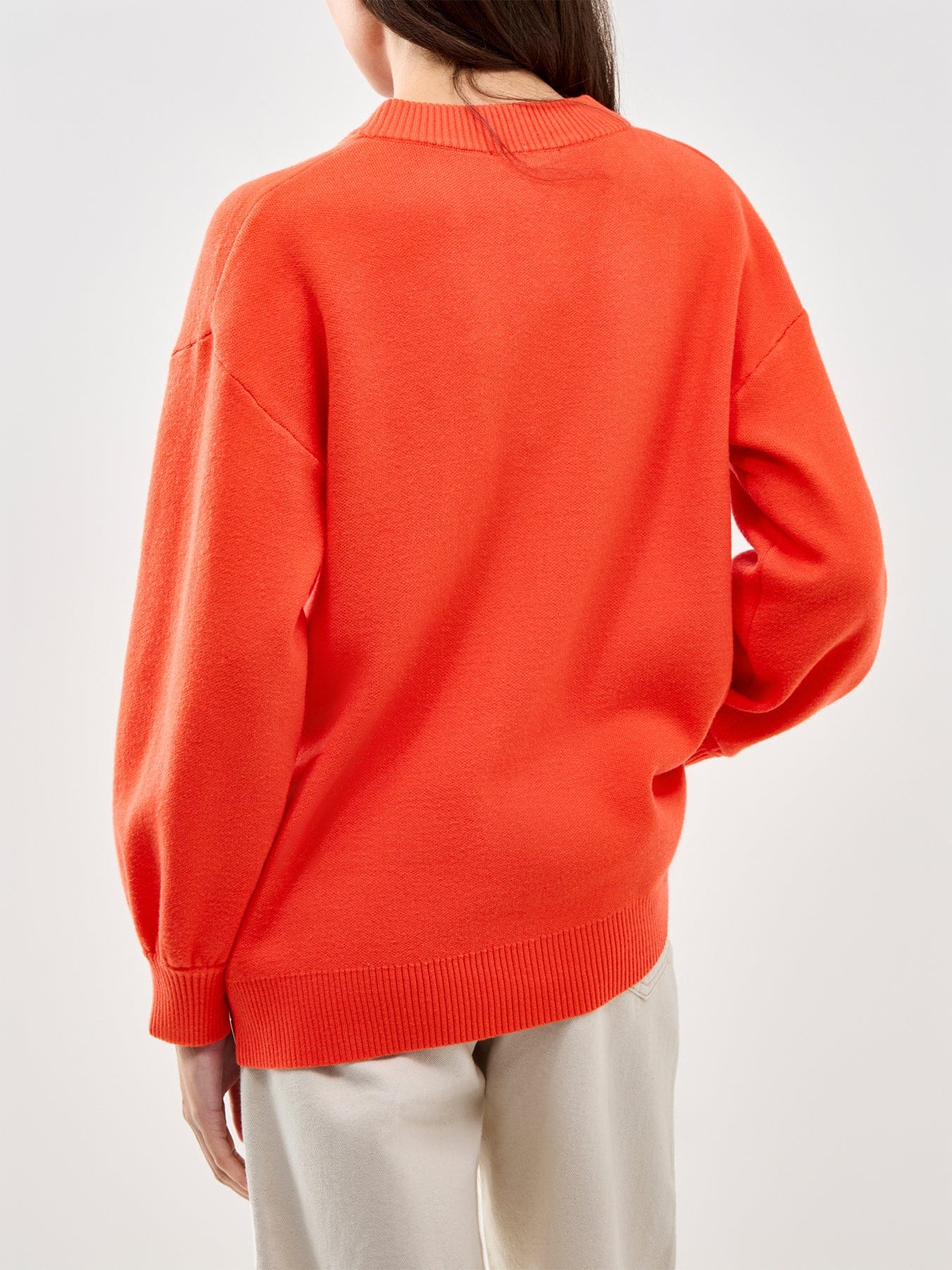 Never Fully Dressed Tomato Celestial Cardigan Red