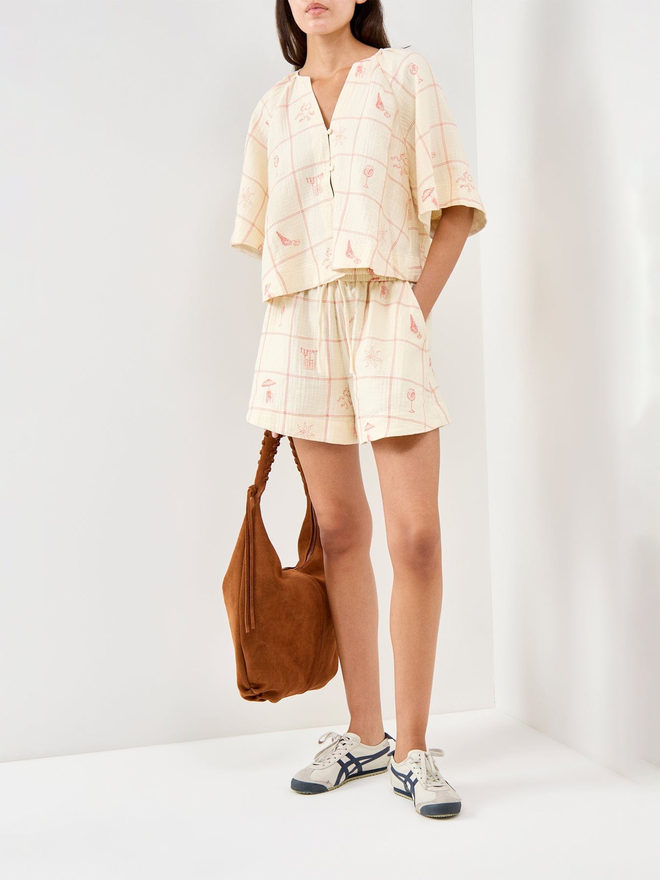 FRNCH Lorenzo Shorts Cream