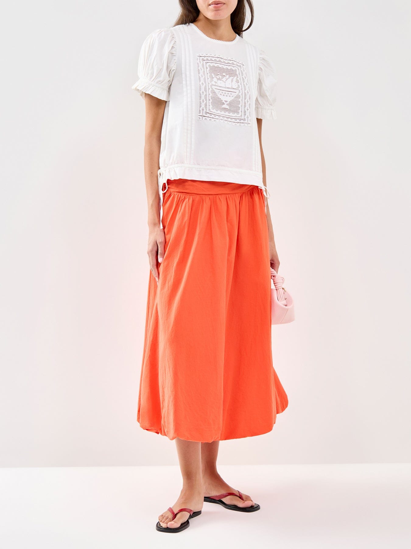 FRNCH Costabile Skirt Orange