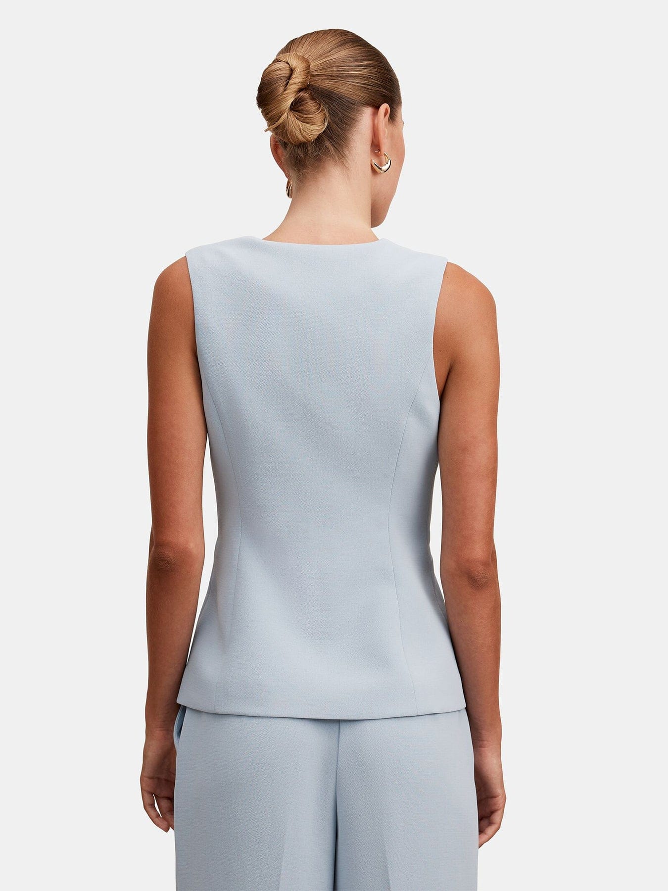 Forever New Lindsey Waistcoat Blue